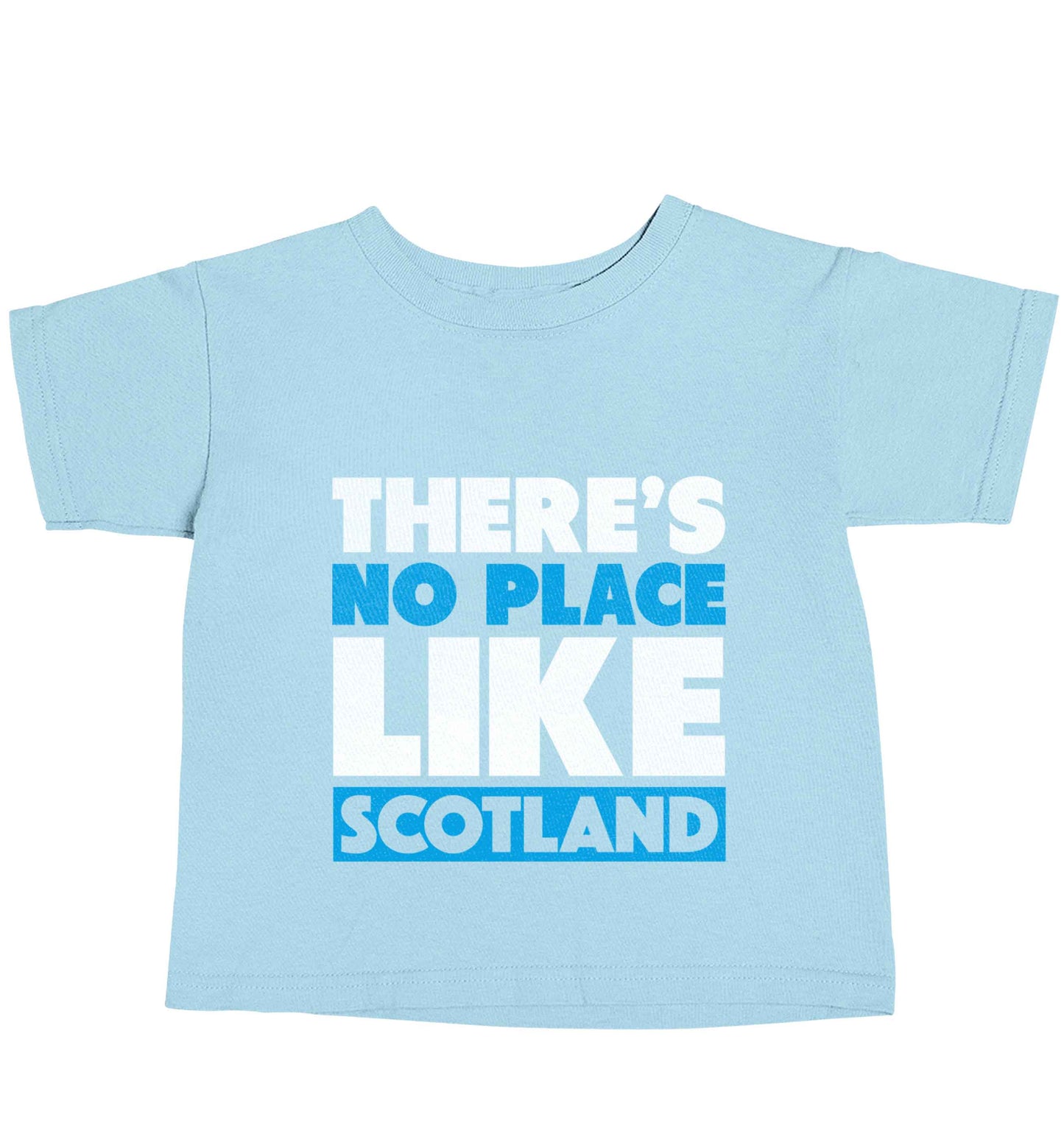 There's no place like Scotland light blue baby toddler Tshirt 2 Years