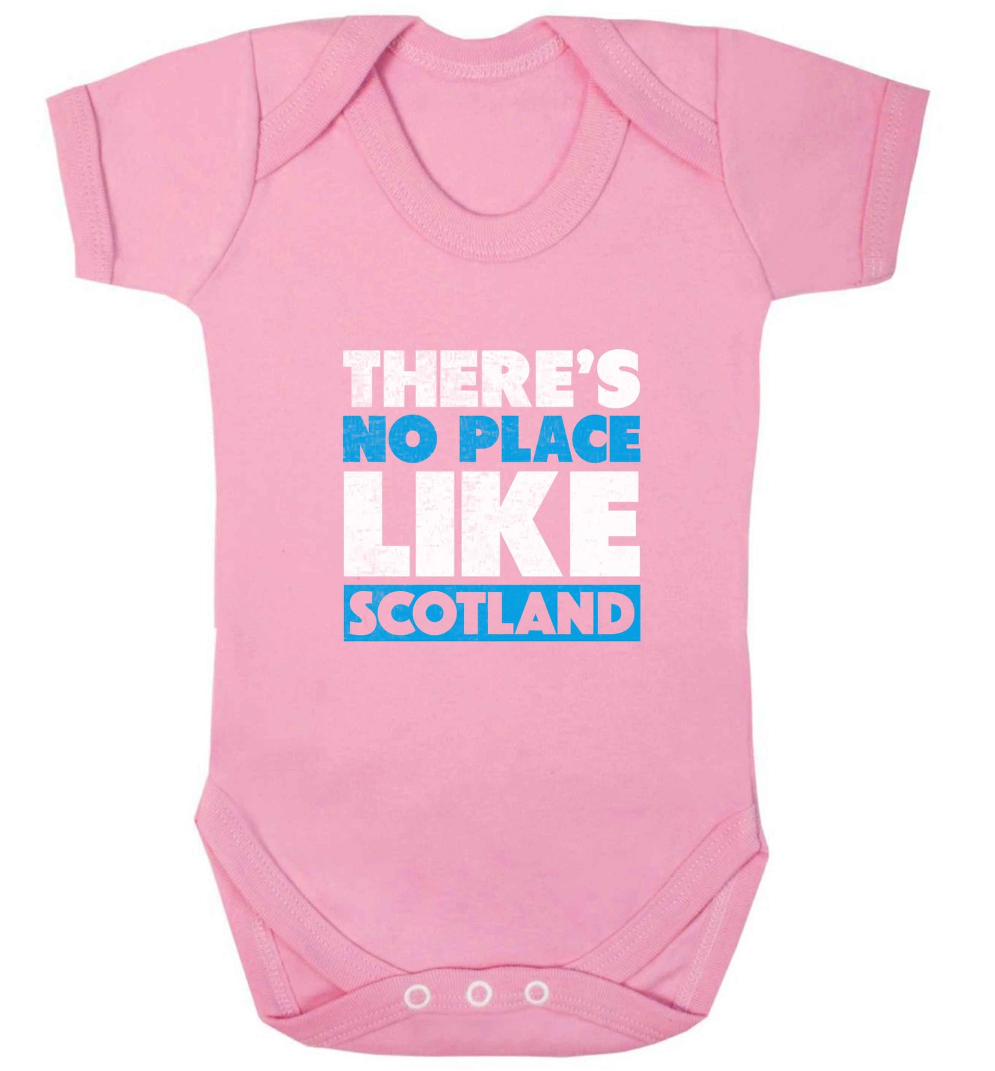 There's no place like Scotland baby vest pale pink 18-24 months
