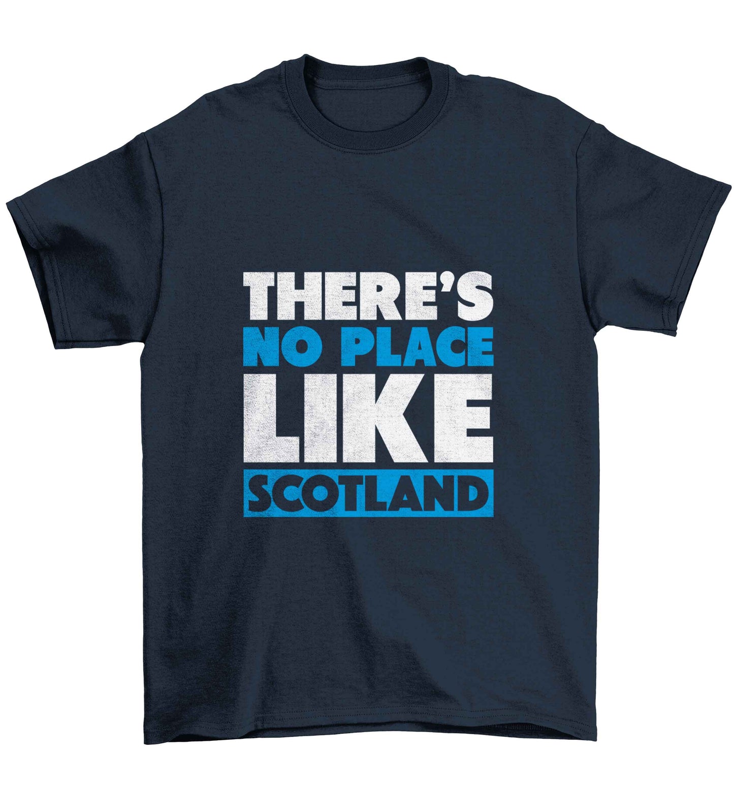 There's no place like Scotland Children's navy Tshirt 12-13 Years