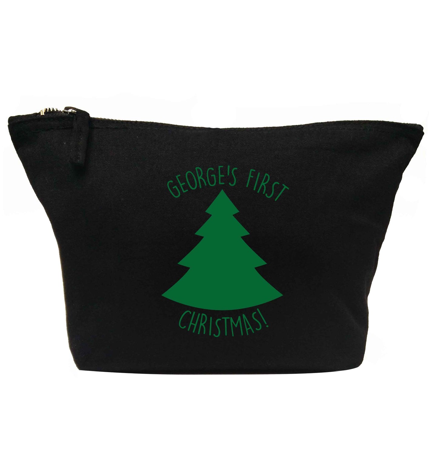Personalised it's my first Christmas - tree | Makeup / wash bag