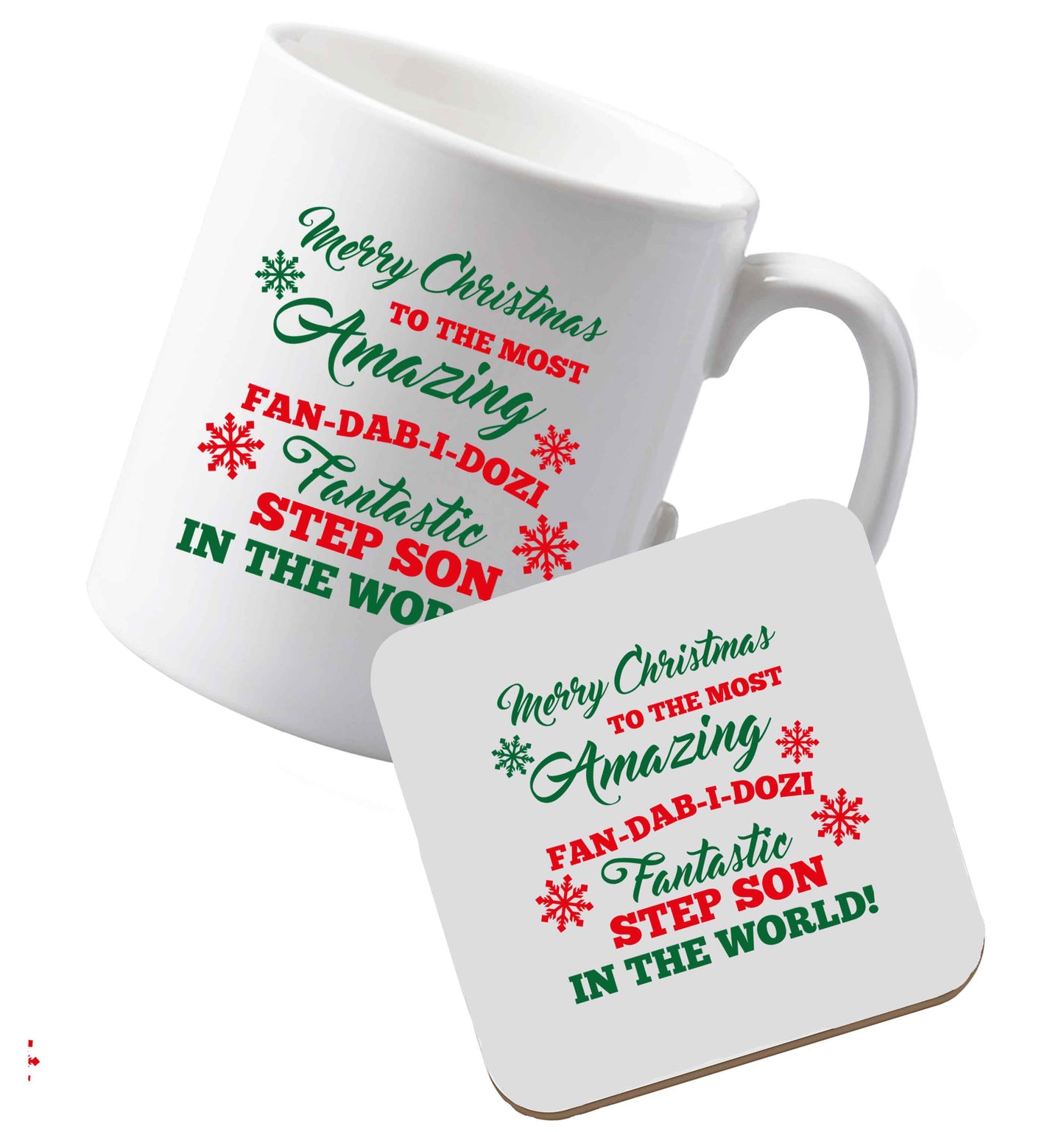 10 oz Ceramic mug and coaster Tis The Season to Drink Whisky both sides