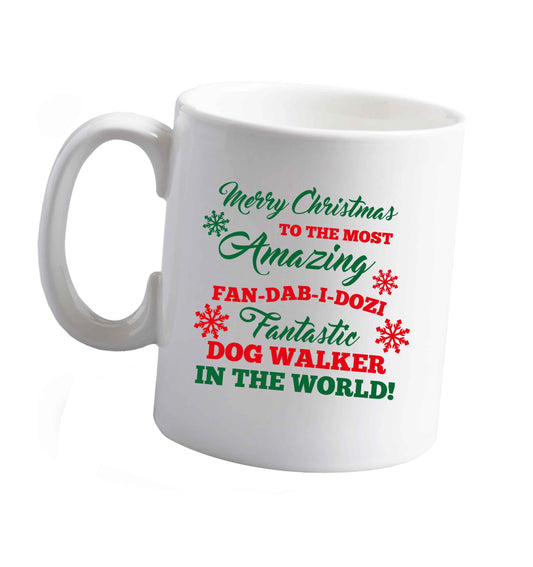 10 oz Tis The Season to Drink Whisky ceramic mug right handed