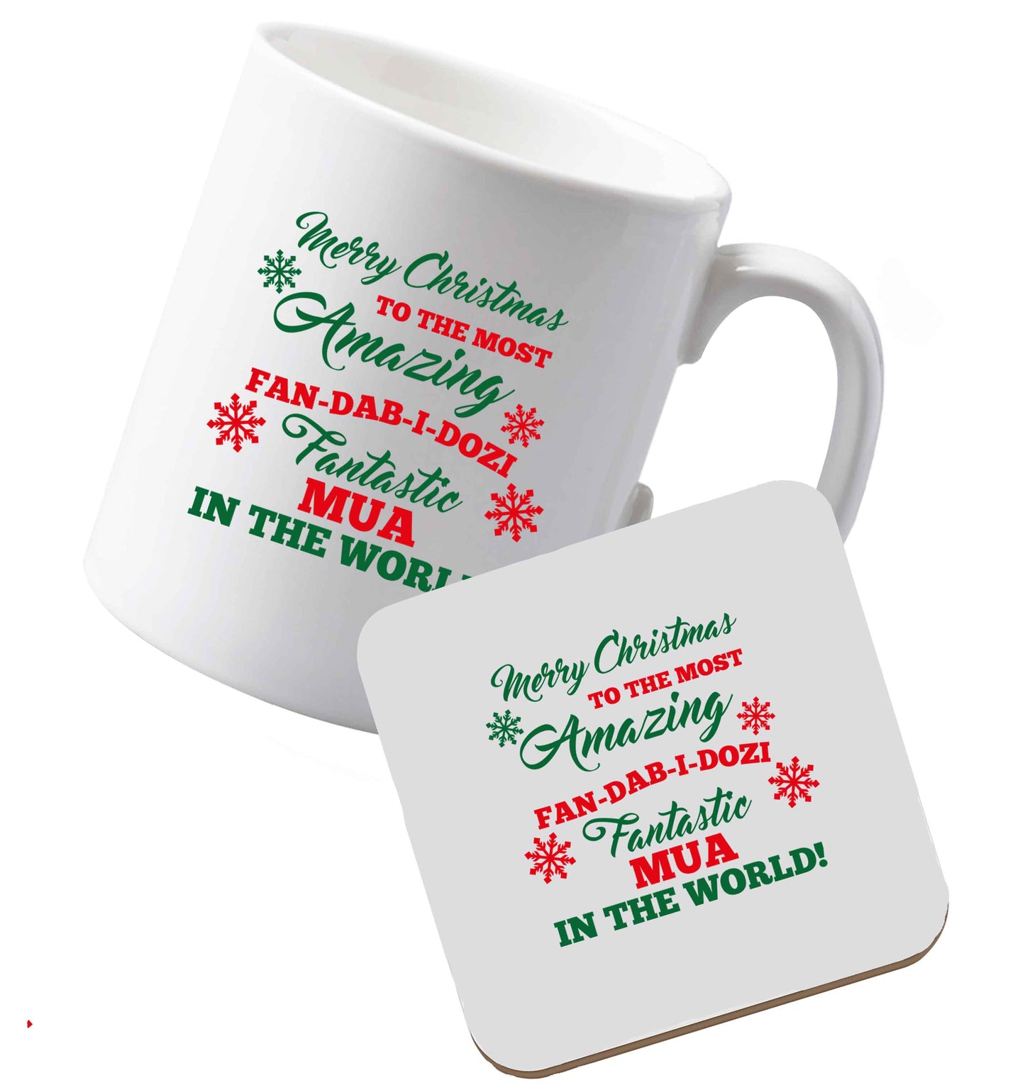 10 oz Ceramic mug and coaster Tis The Season to Drink Whisky both sides