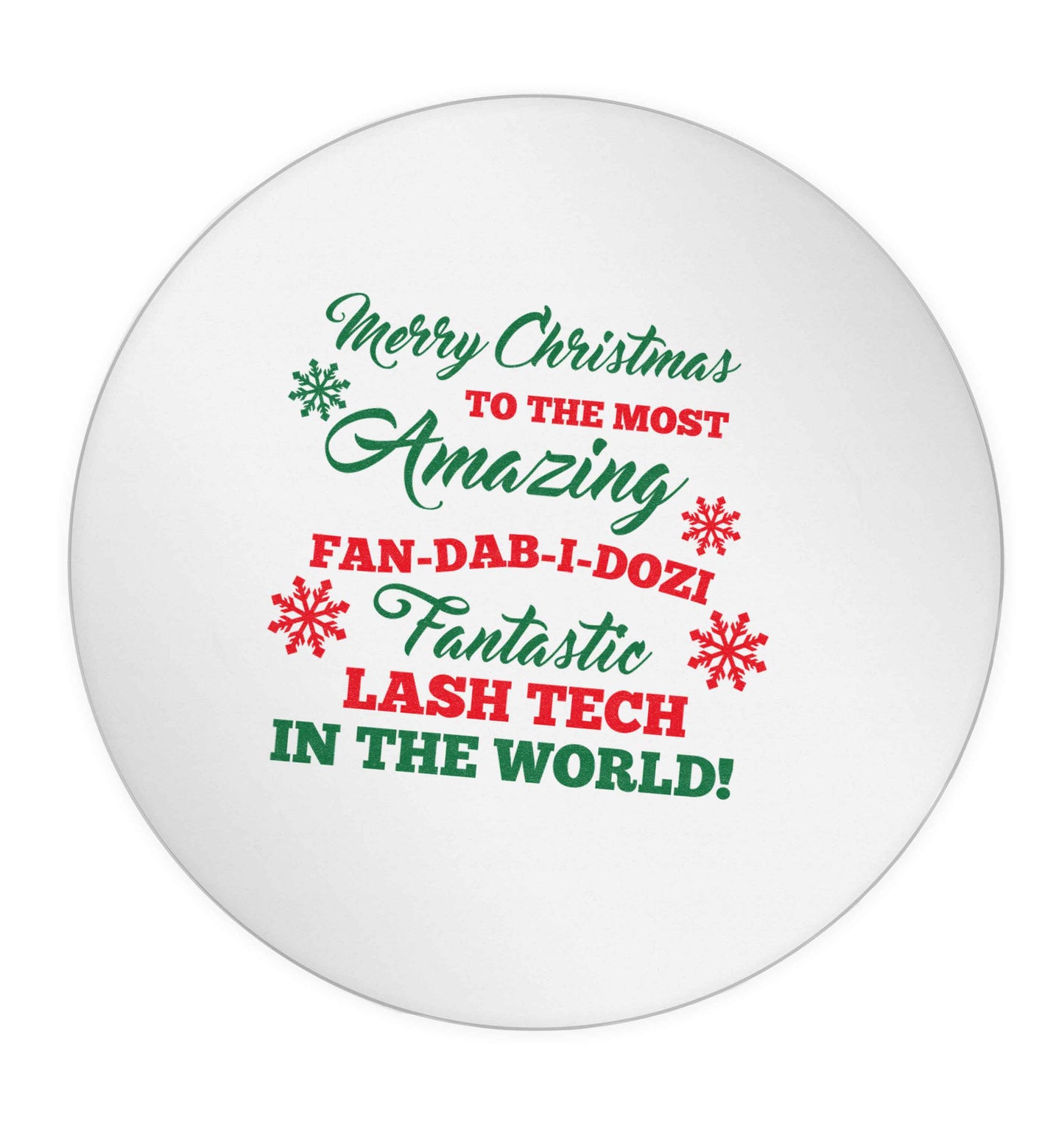 Merry Christmas to the most amazing fan-dab-i-dozi fantasic lash tech in the world 24 @ 45mm matt circle stickers