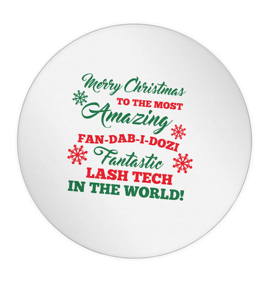 Merry Christmas to the most amazing fan-dab-i-dozi fantasic lash tech in the world 24 @ 45mm matt circle stickers