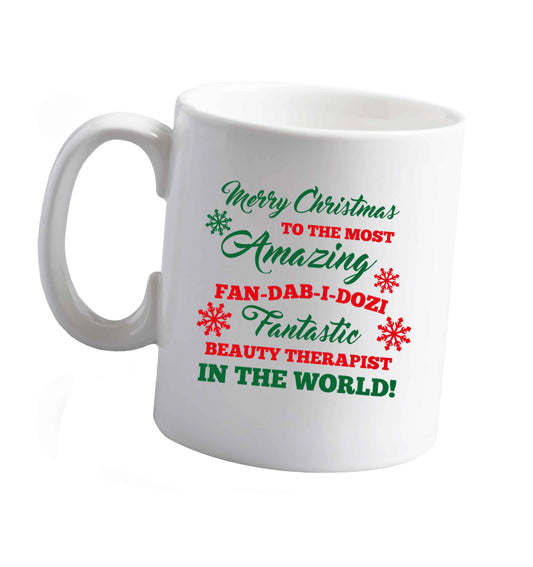 10 oz Tis The Season to Drink Whisky ceramic mug right handed