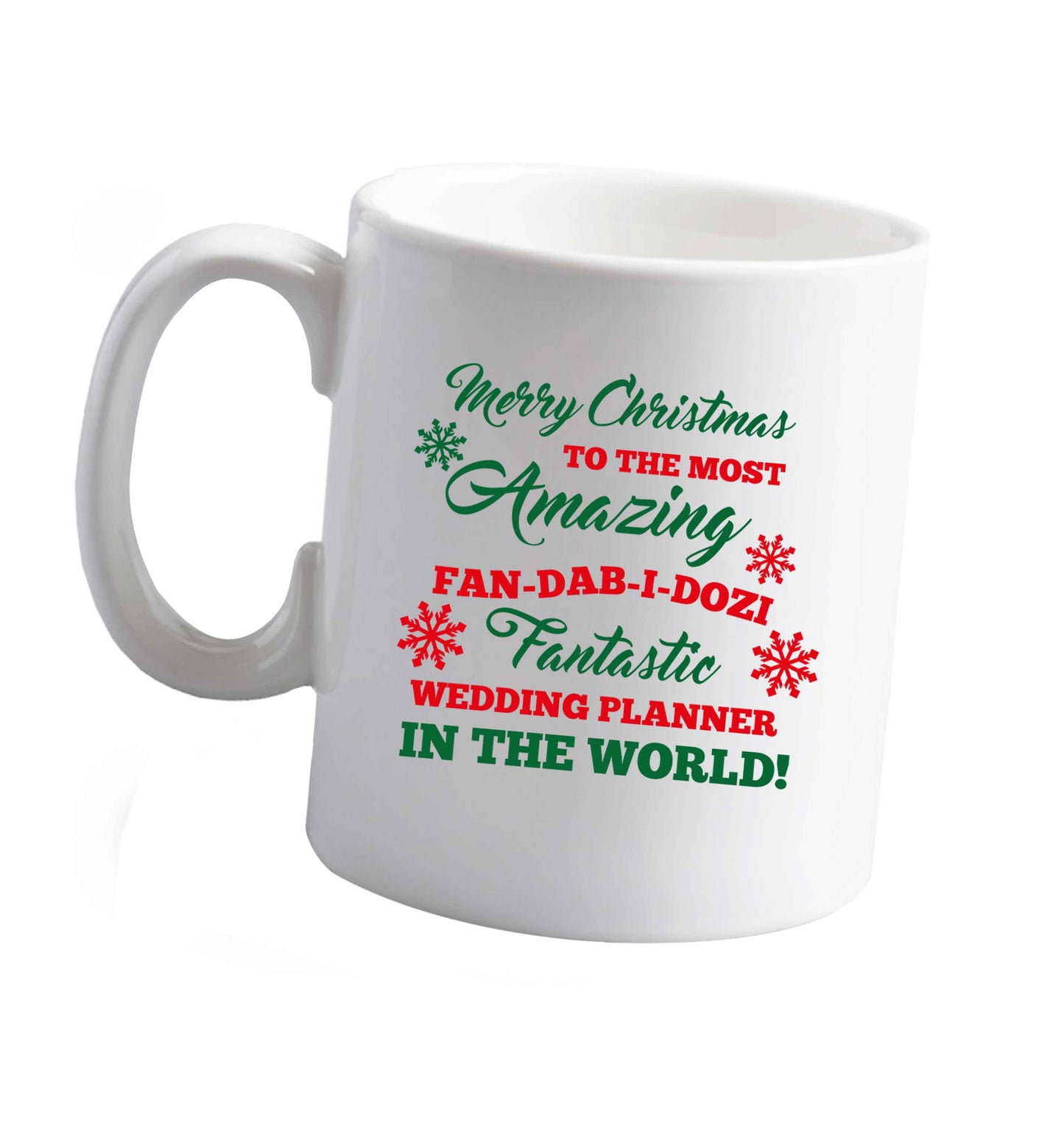 10 oz Tis The Season to Drink Whisky ceramic mug right handed