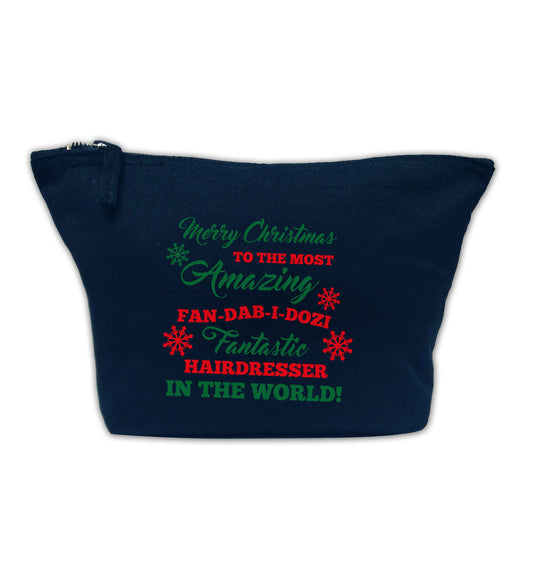 Merry Christmas to the most amazing dental assistant in the world! navy makeup bag