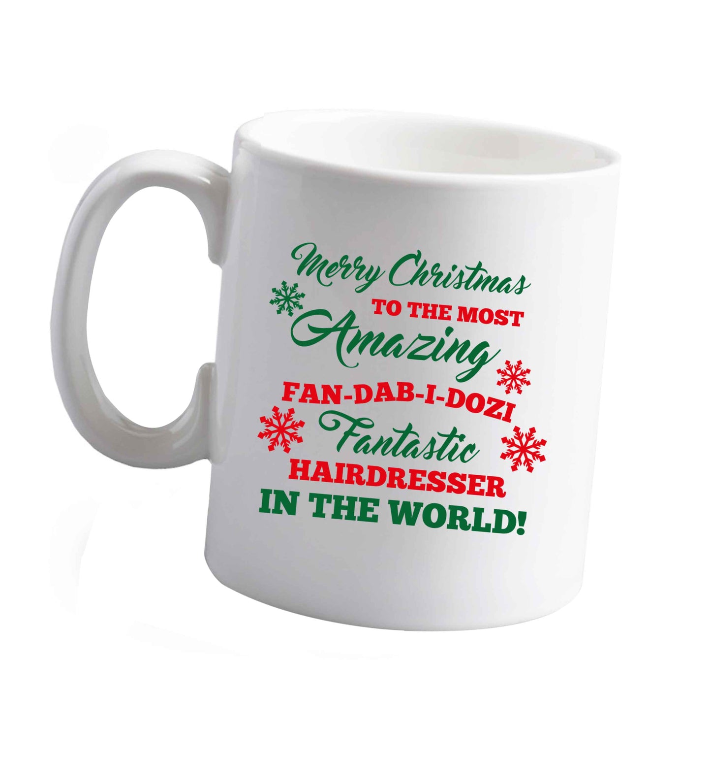 10 oz Tis The Season to Drink Whisky ceramic mug right handed