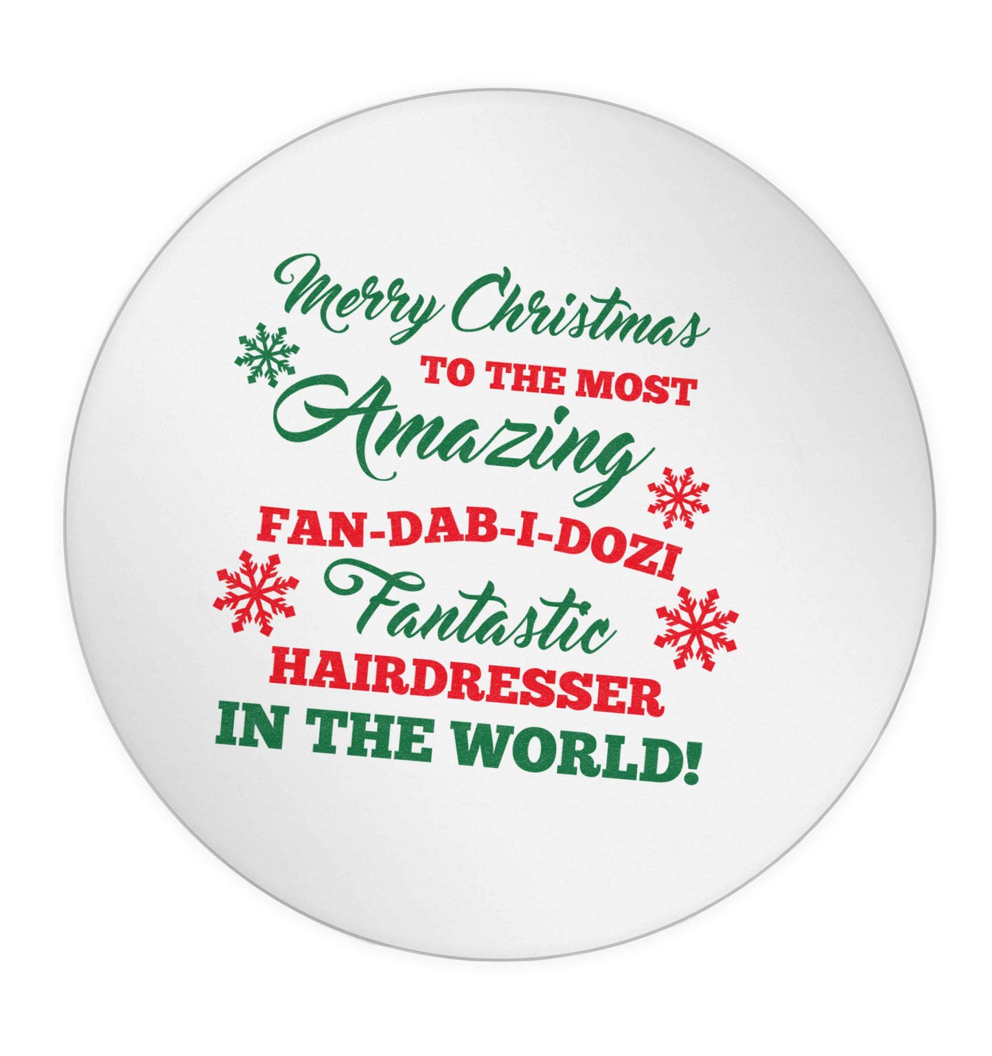 Merry Christmas to the most amazing dental assistant in the world! 24 @ 45mm matt circle stickers