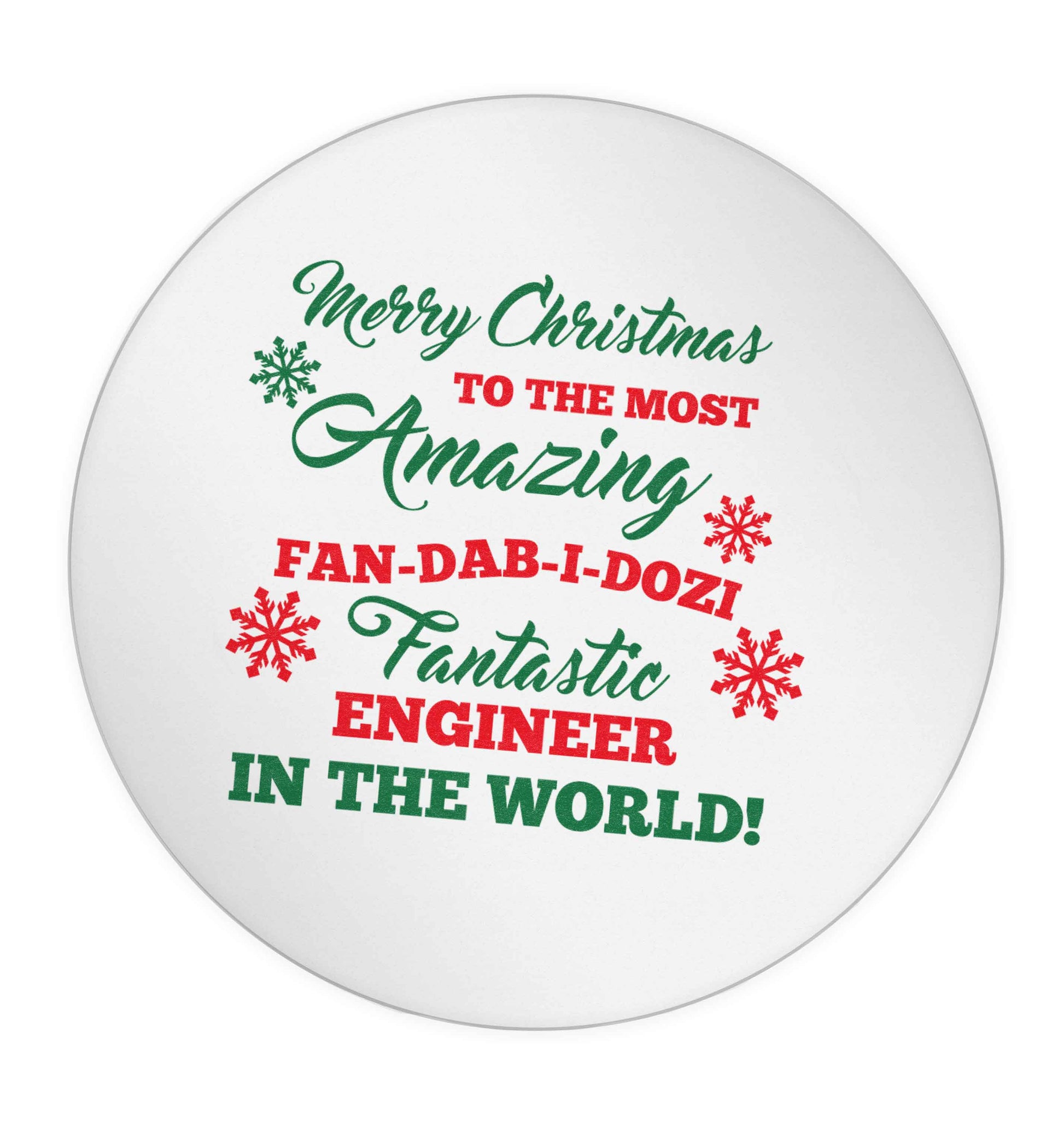 Merry Christmas to the most amazing engineer in the world! 24 @ 45mm matt circle stickers