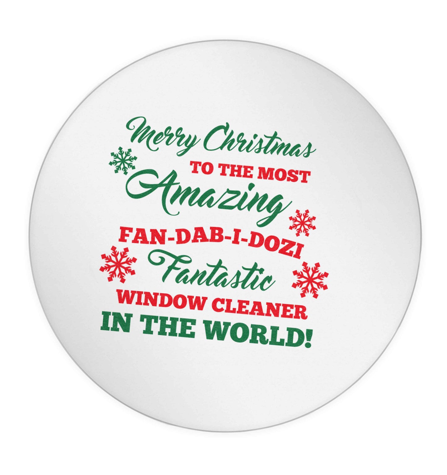 Merry Christmas to the most amazing window cleaner in the world! 24 @ 45mm matt circle stickers