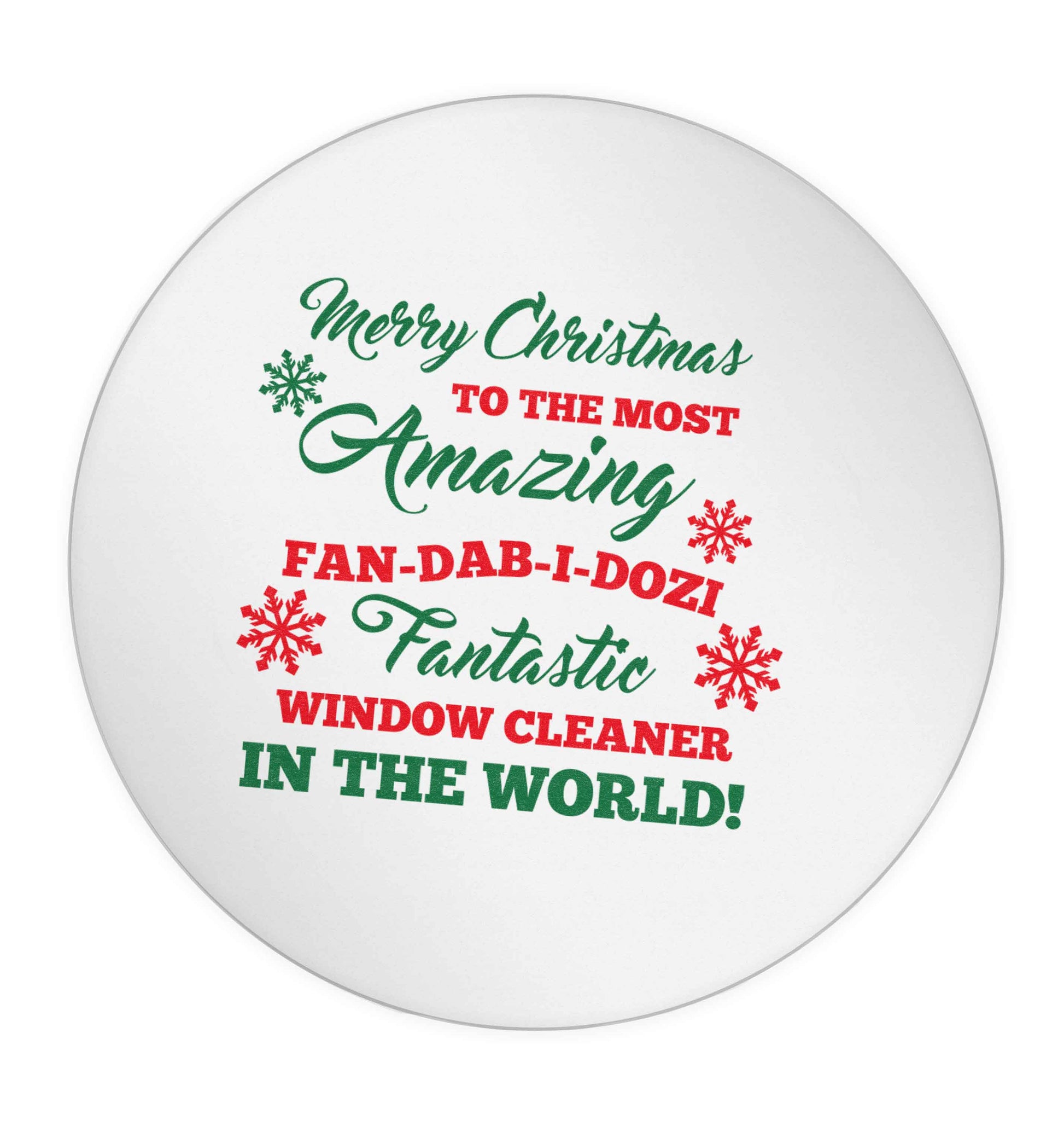 Merry Christmas to the most amazing window cleaner in the world! 24 @ 45mm matt circle stickers