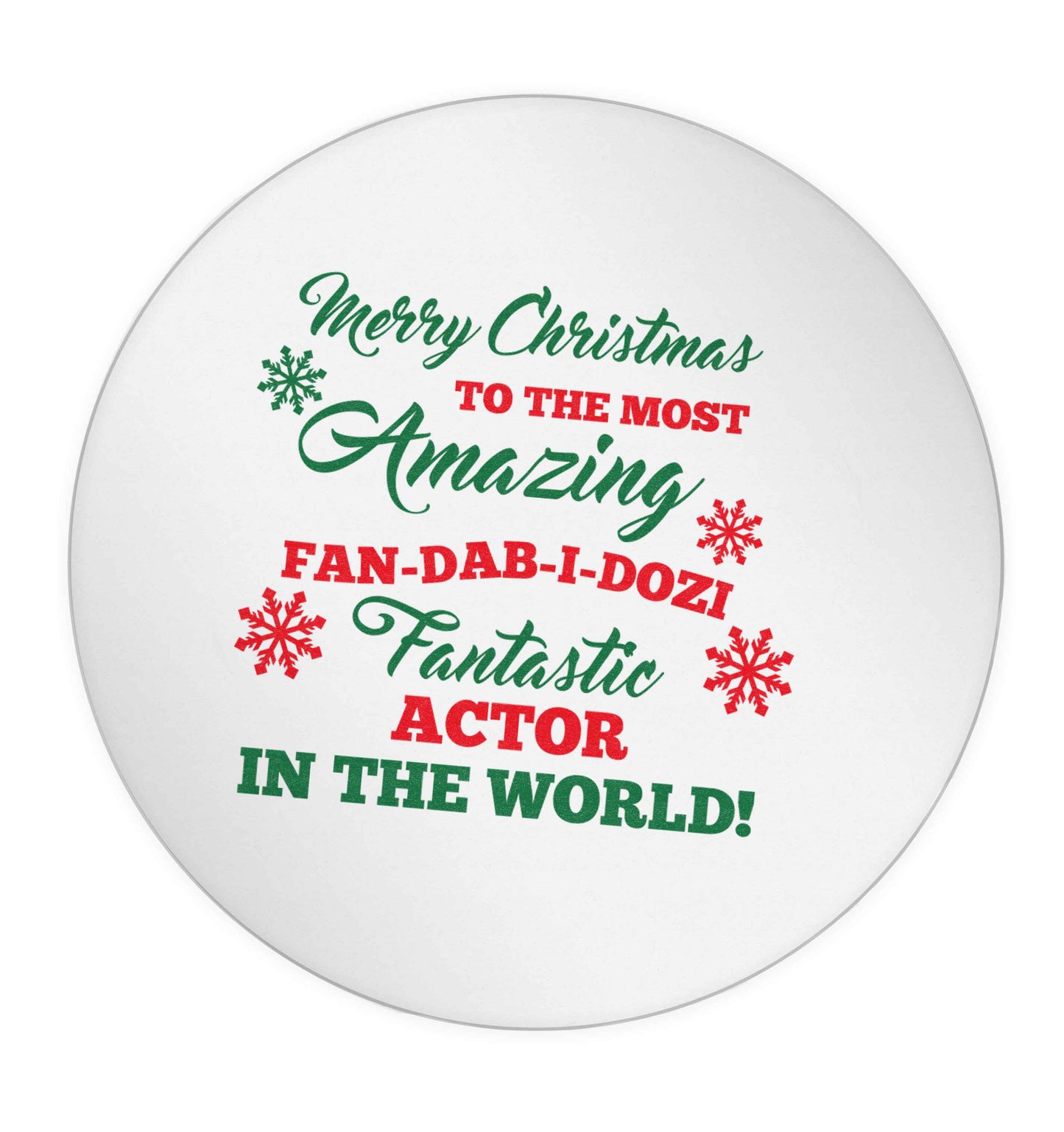 Merry Christmas to the most amazing actor in the world! 24 @ 45mm matt circle stickers