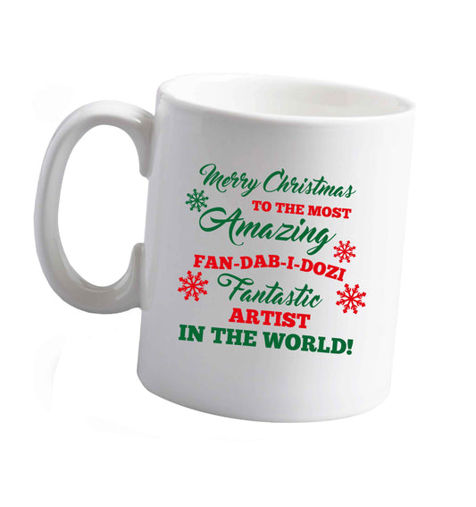 10 oz Tis The Season to Drink Whisky ceramic mug right handed