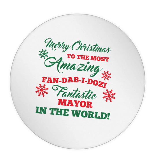 Merry Christmas to the most amazing fireman in the world! 24 @ 45mm matt circle stickers