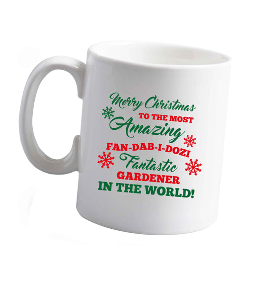 10 oz Tis The Season to Drink Whisky ceramic mug right handed