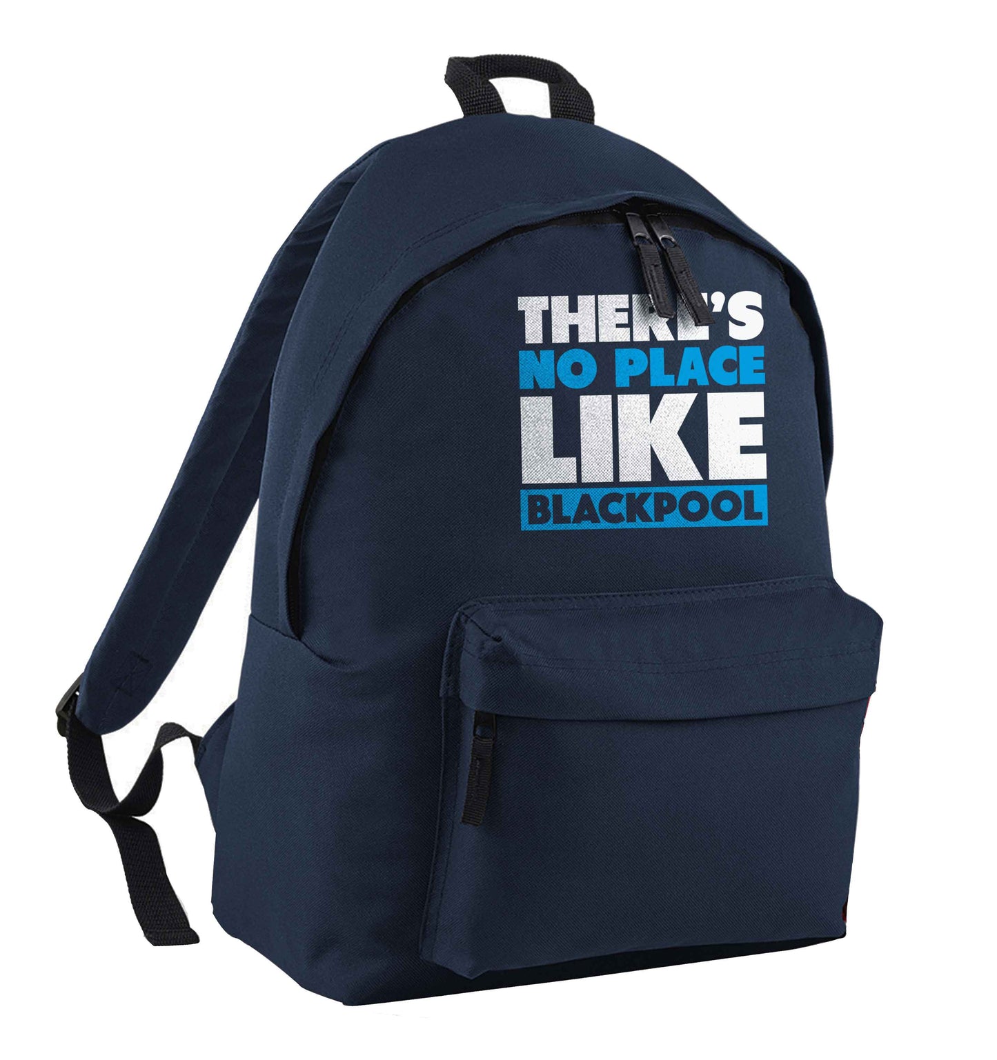 There's no place like Blackpool navy children's backpack