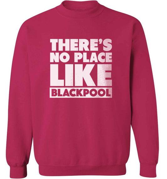 There's no place like Blackpool adult's unisex pink sweater 2XL
