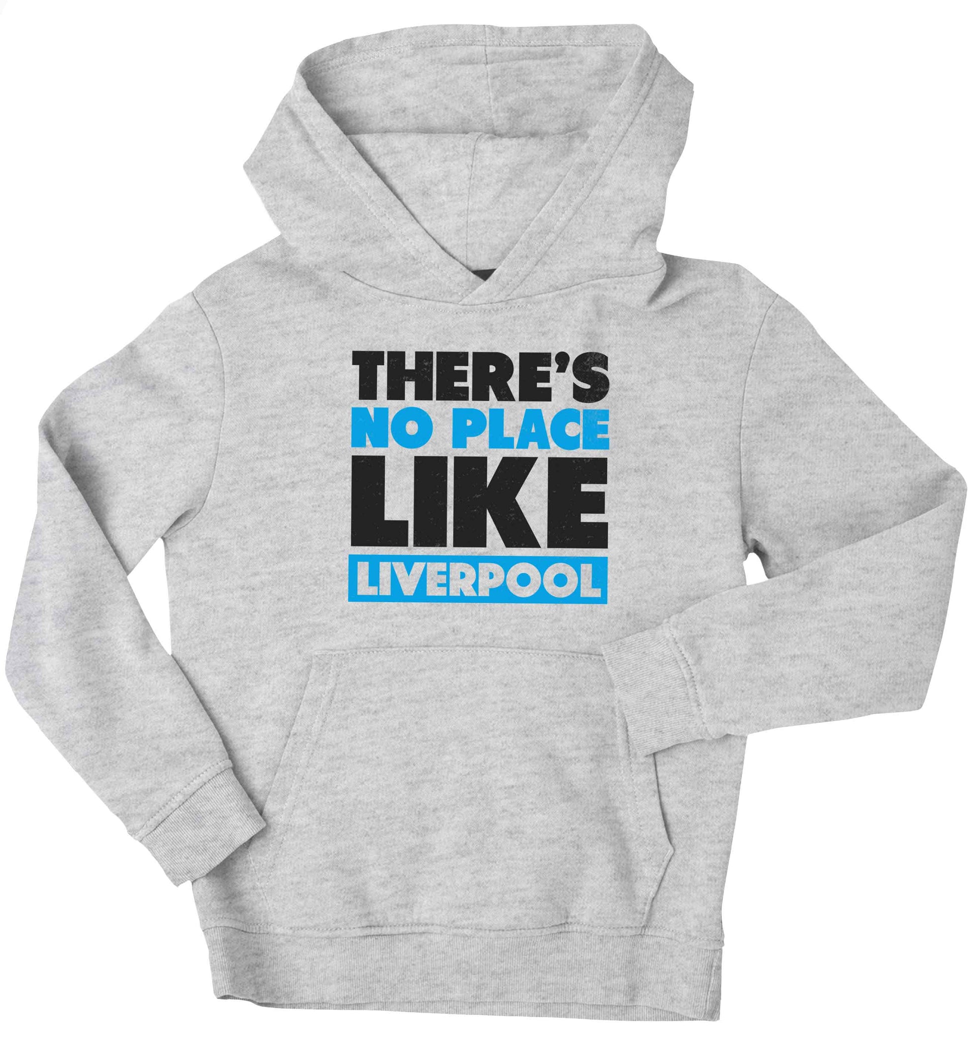 There's no place like Liverpool children's grey hoodie 12-13 Years