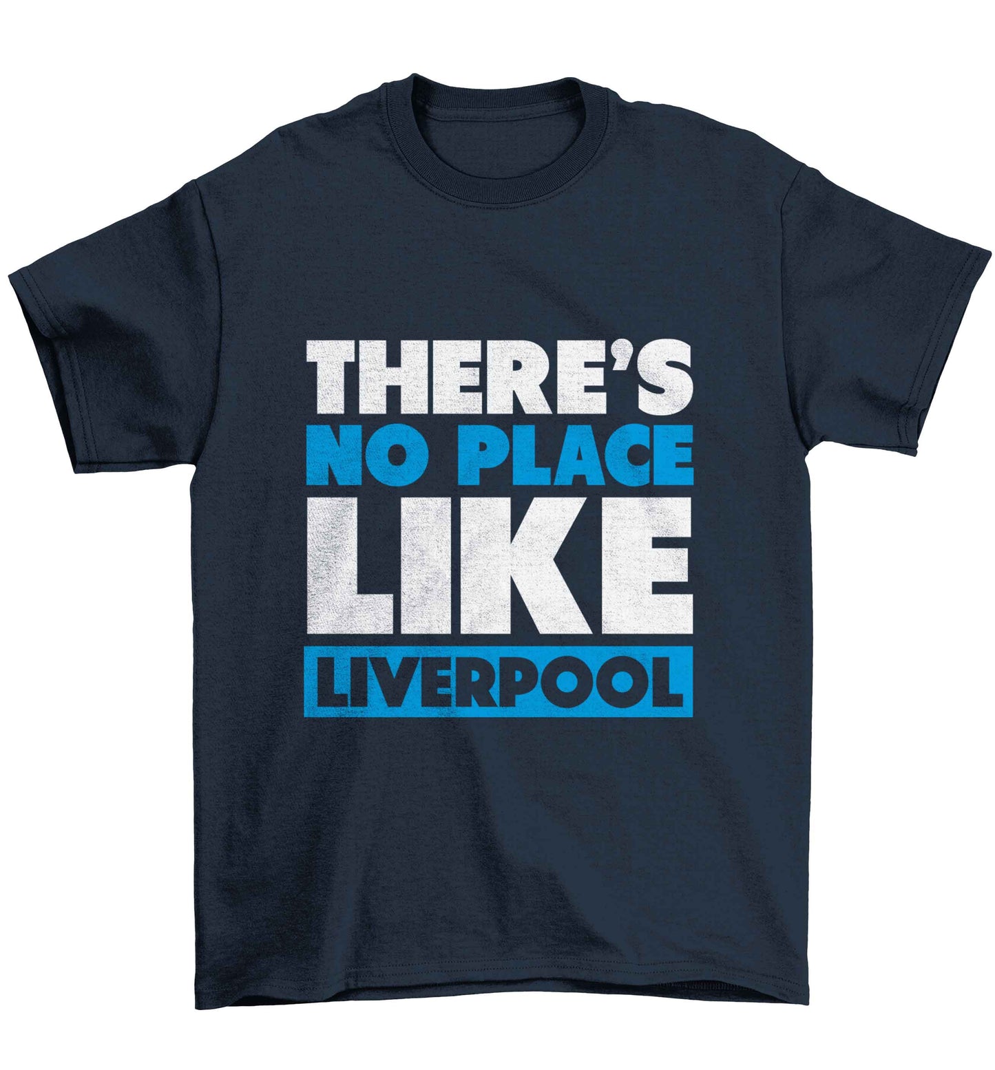 There's no place like Liverpool Children's navy Tshirt 12-13 Years