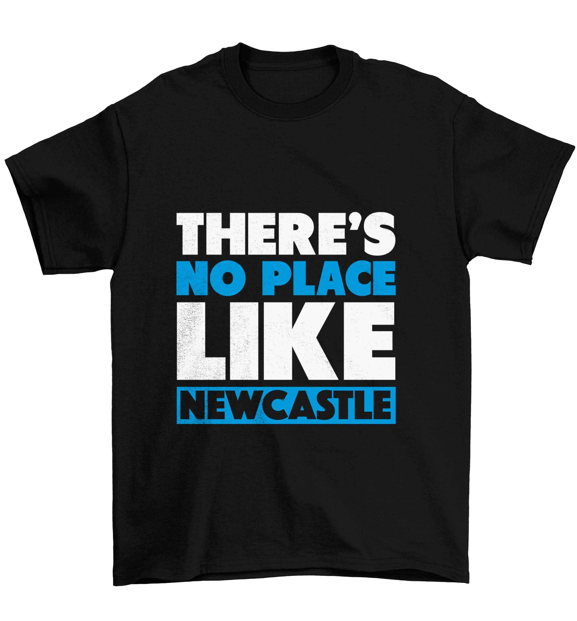 There's no place like Newcastle Children's black Tshirt 12-13 Years