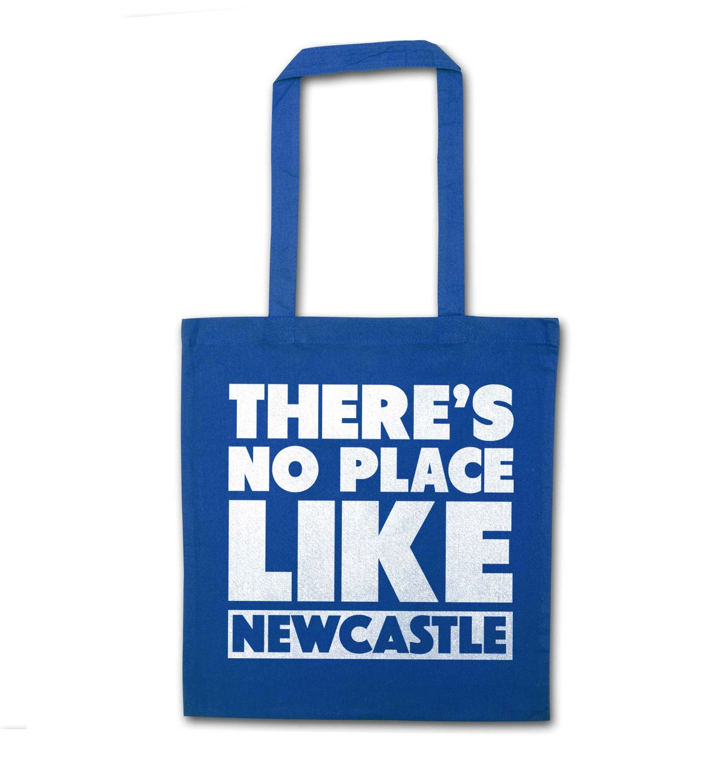 There's no place like Newcastle blue tote bag