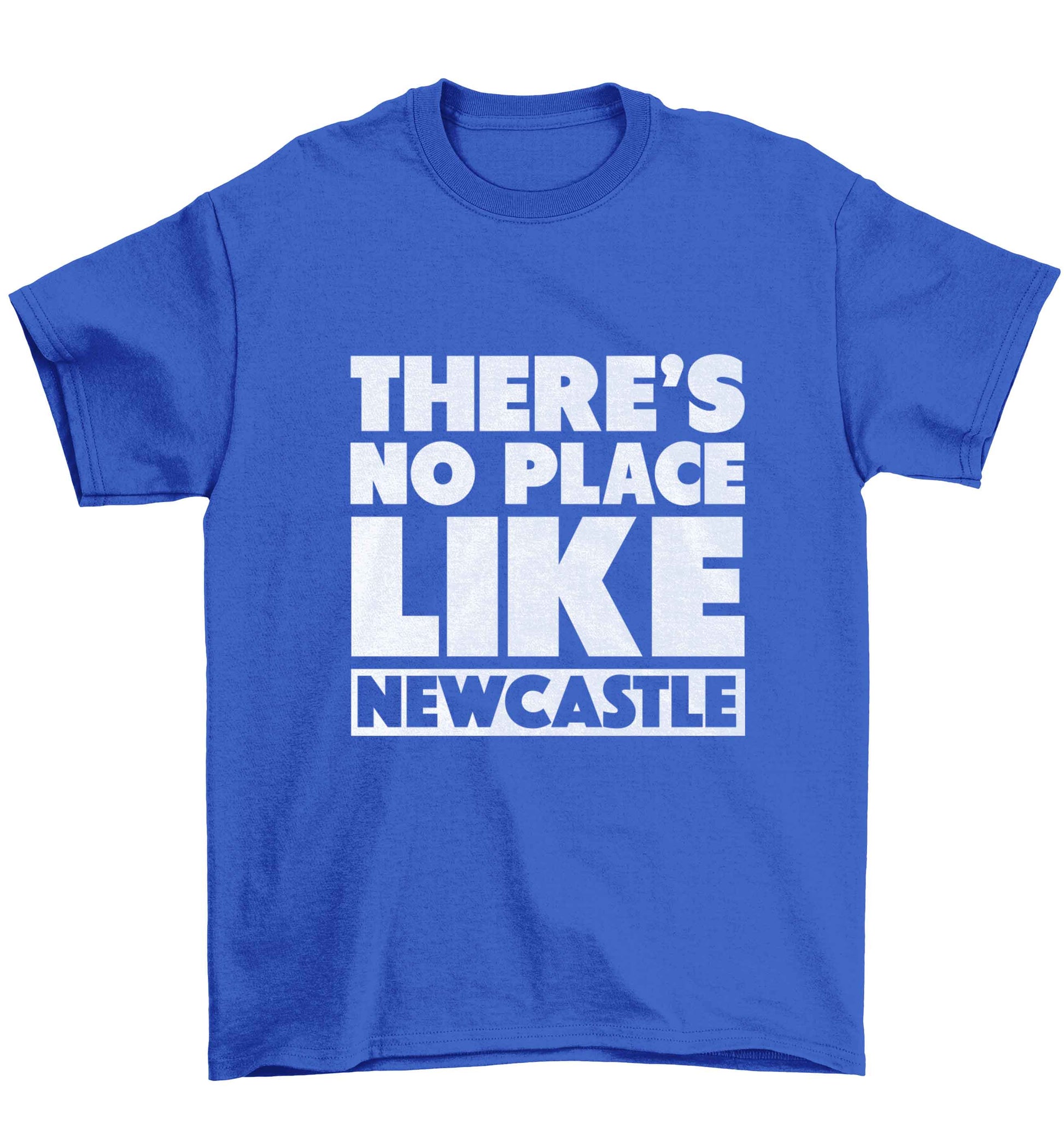 There's no place like Newcastle Children's blue Tshirt 12-13 Years