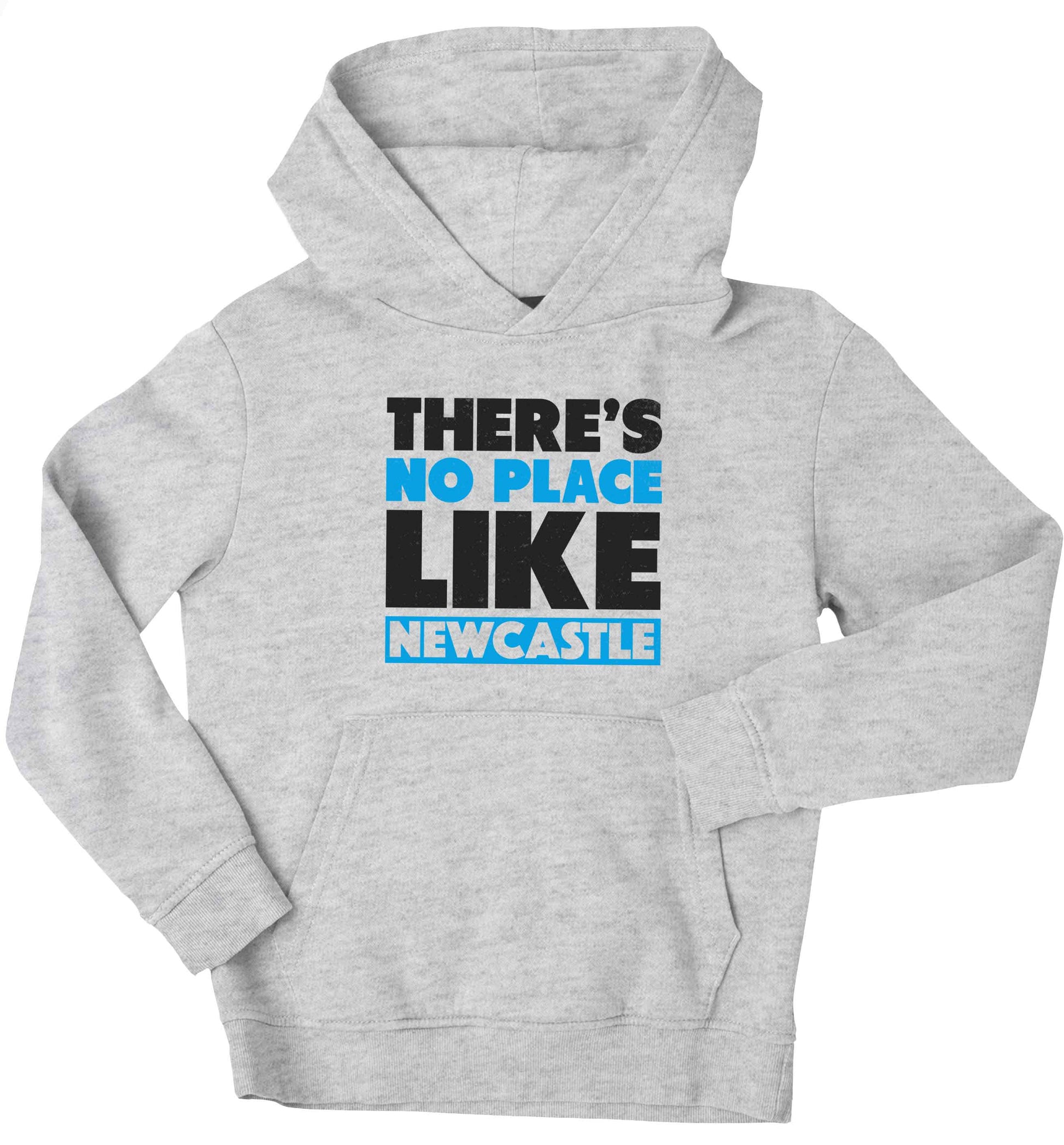 There's no place like Newcastle children's grey hoodie 12-13 Years