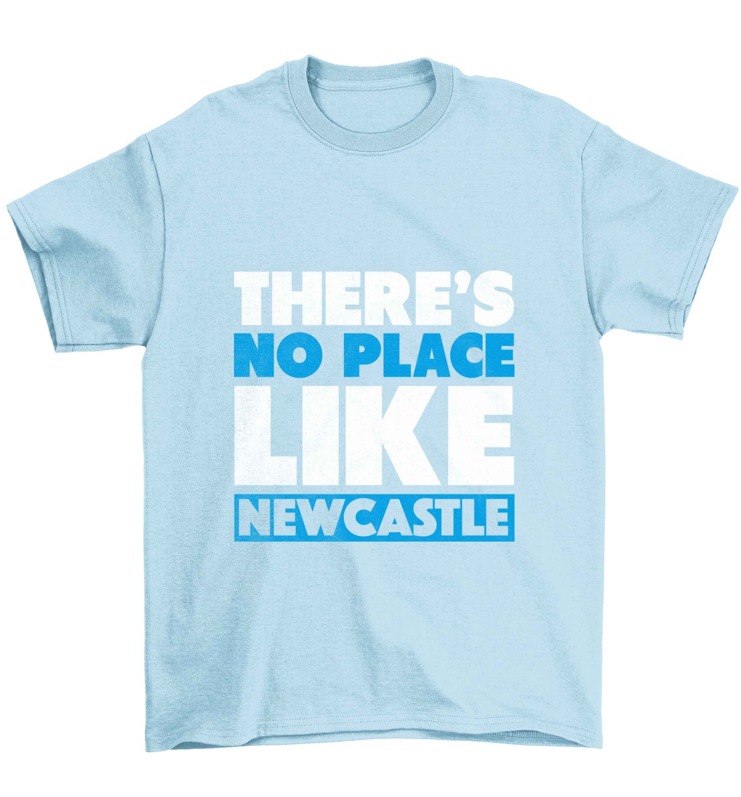 There's no place like Newcastle Children's light blue Tshirt 12-13 Years