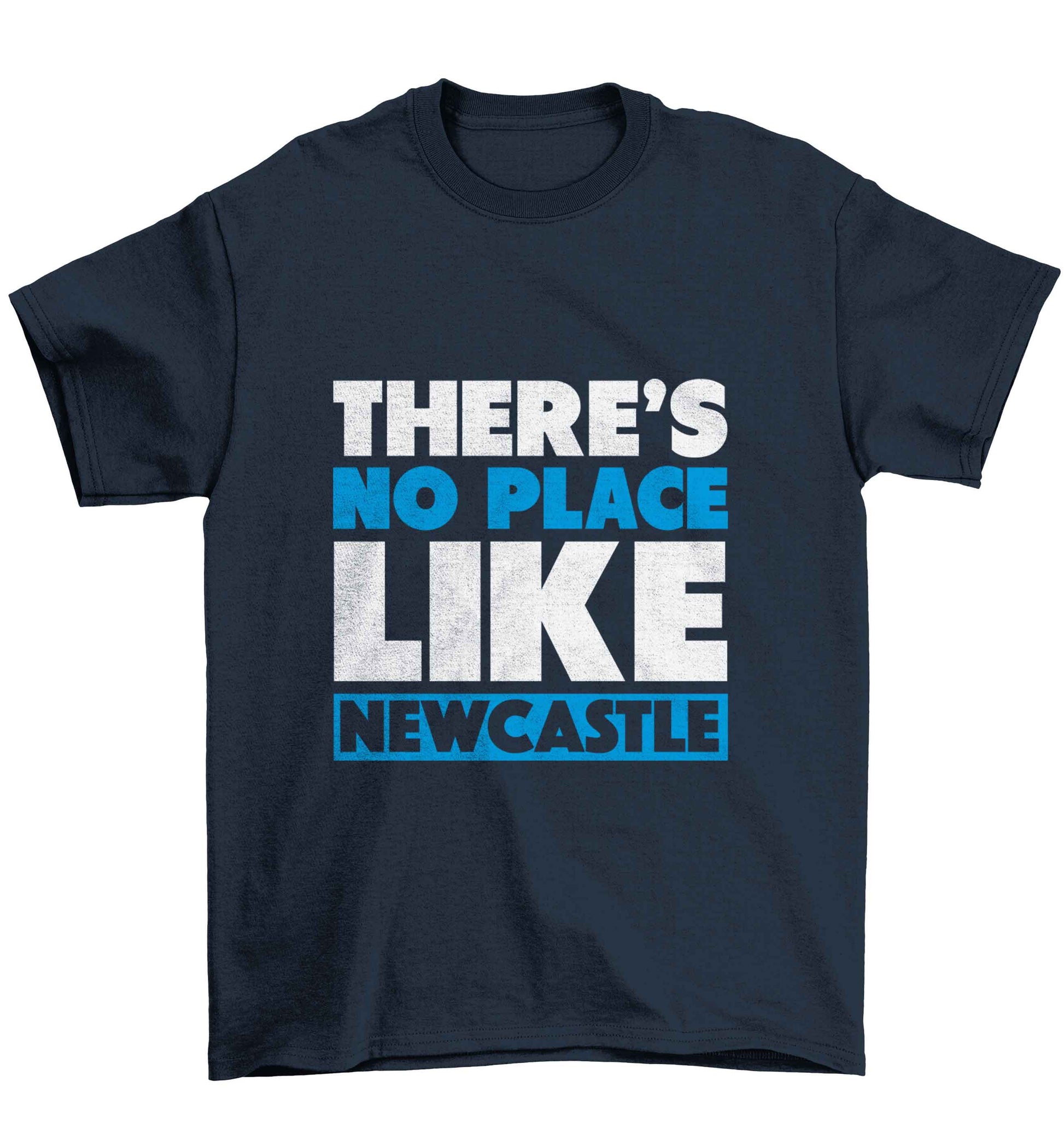 There's no place like Newcastle Children's navy Tshirt 12-13 Years