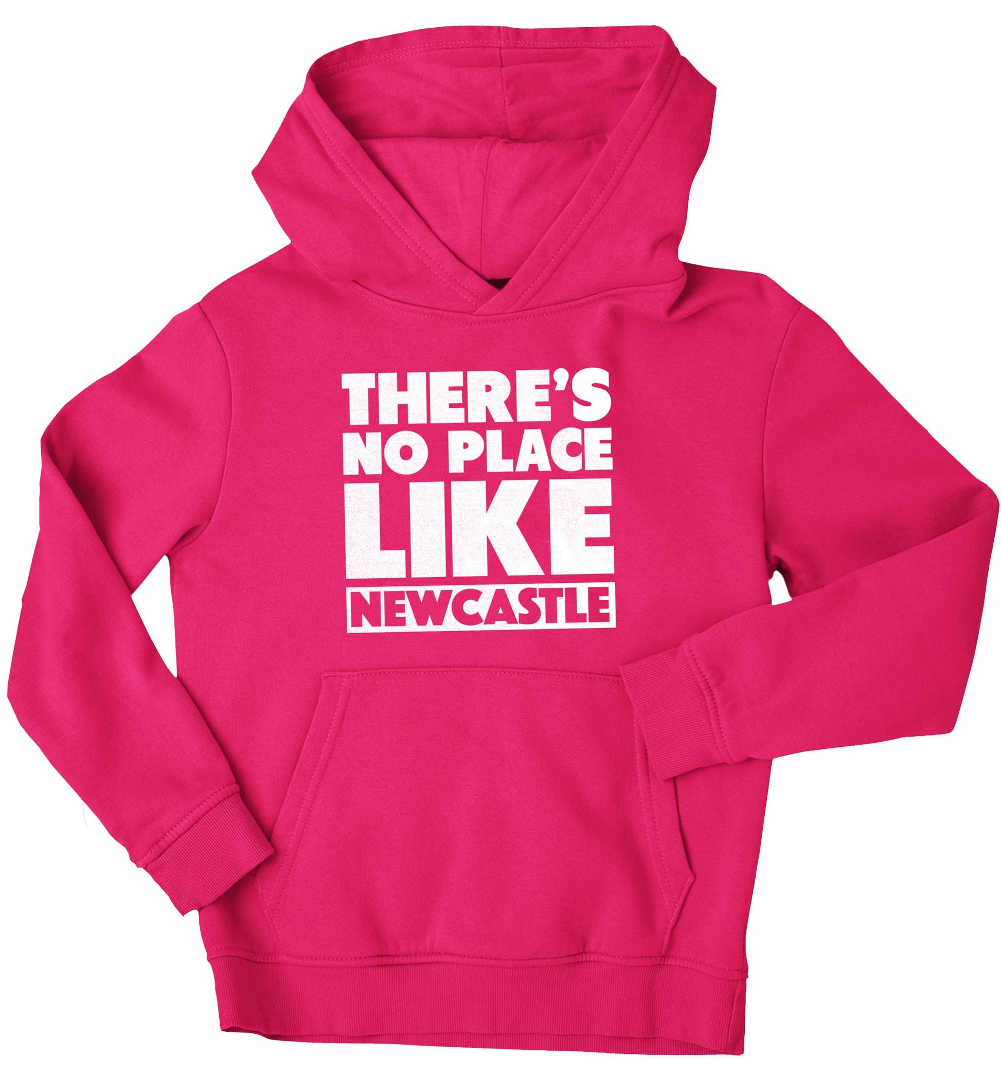 There's no place like Newcastle children's pink hoodie 12-13 Years