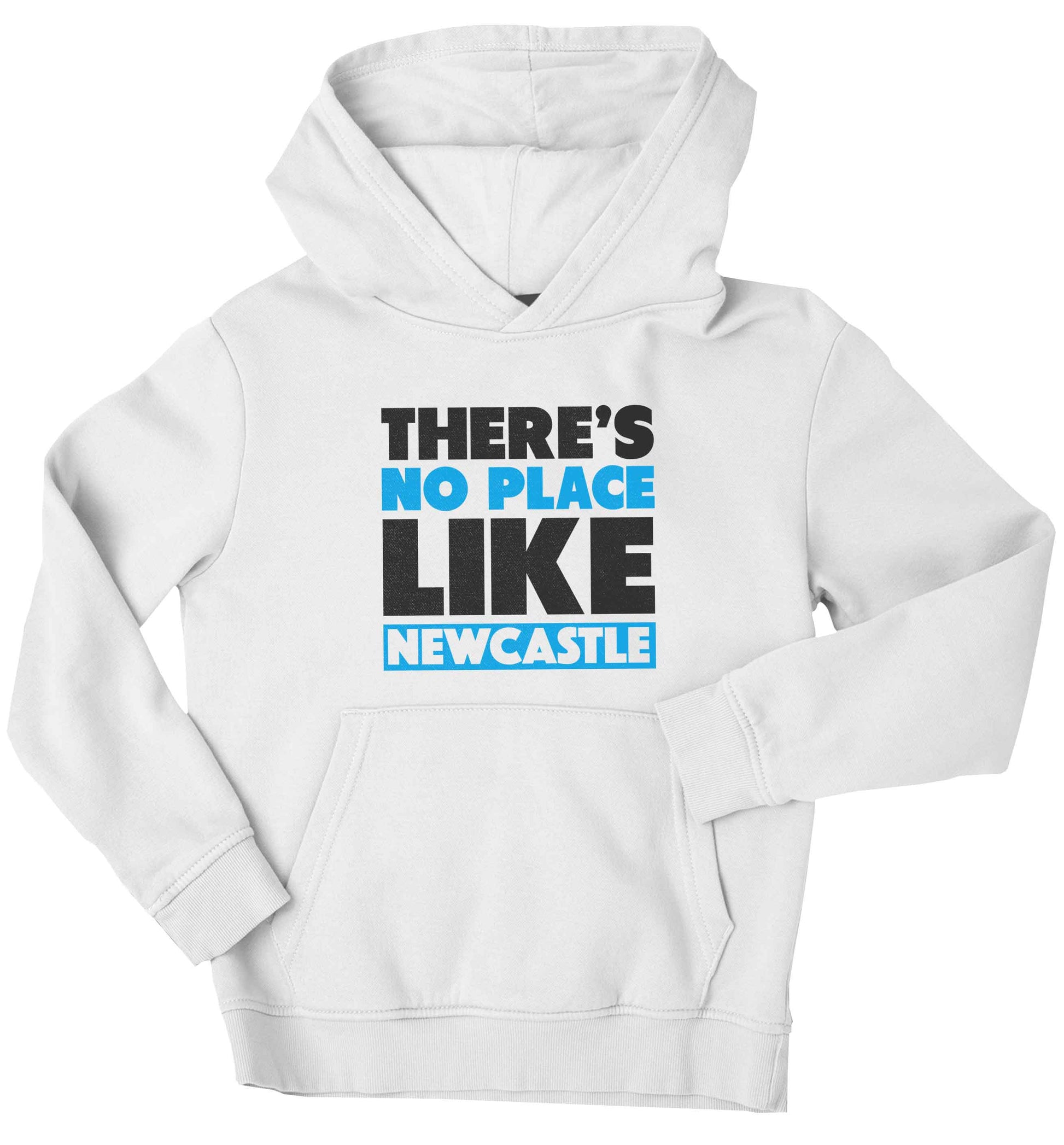 There's no place like Newcastle children's white hoodie 12-13 Years