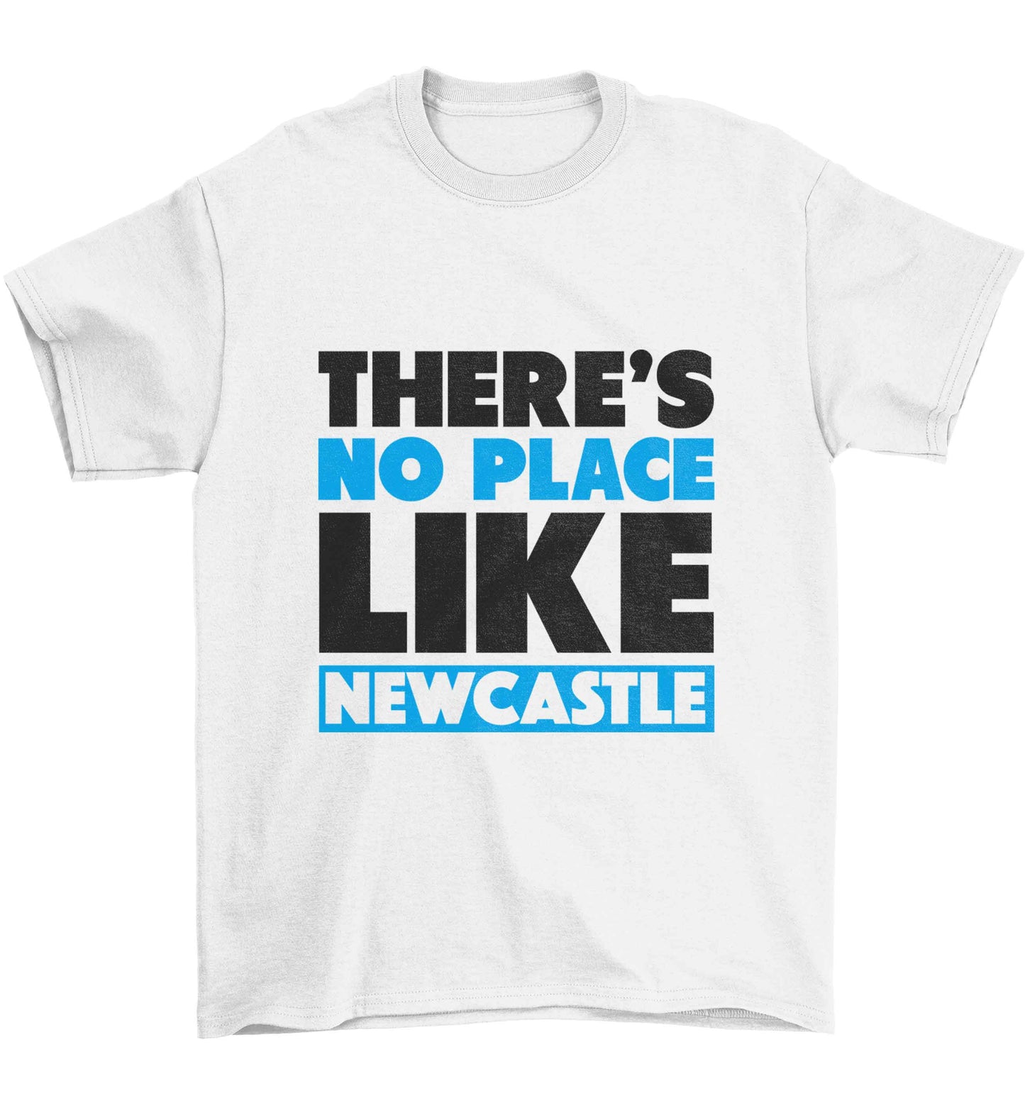 There's no place like Newcastle Children's white Tshirt 12-13 Years