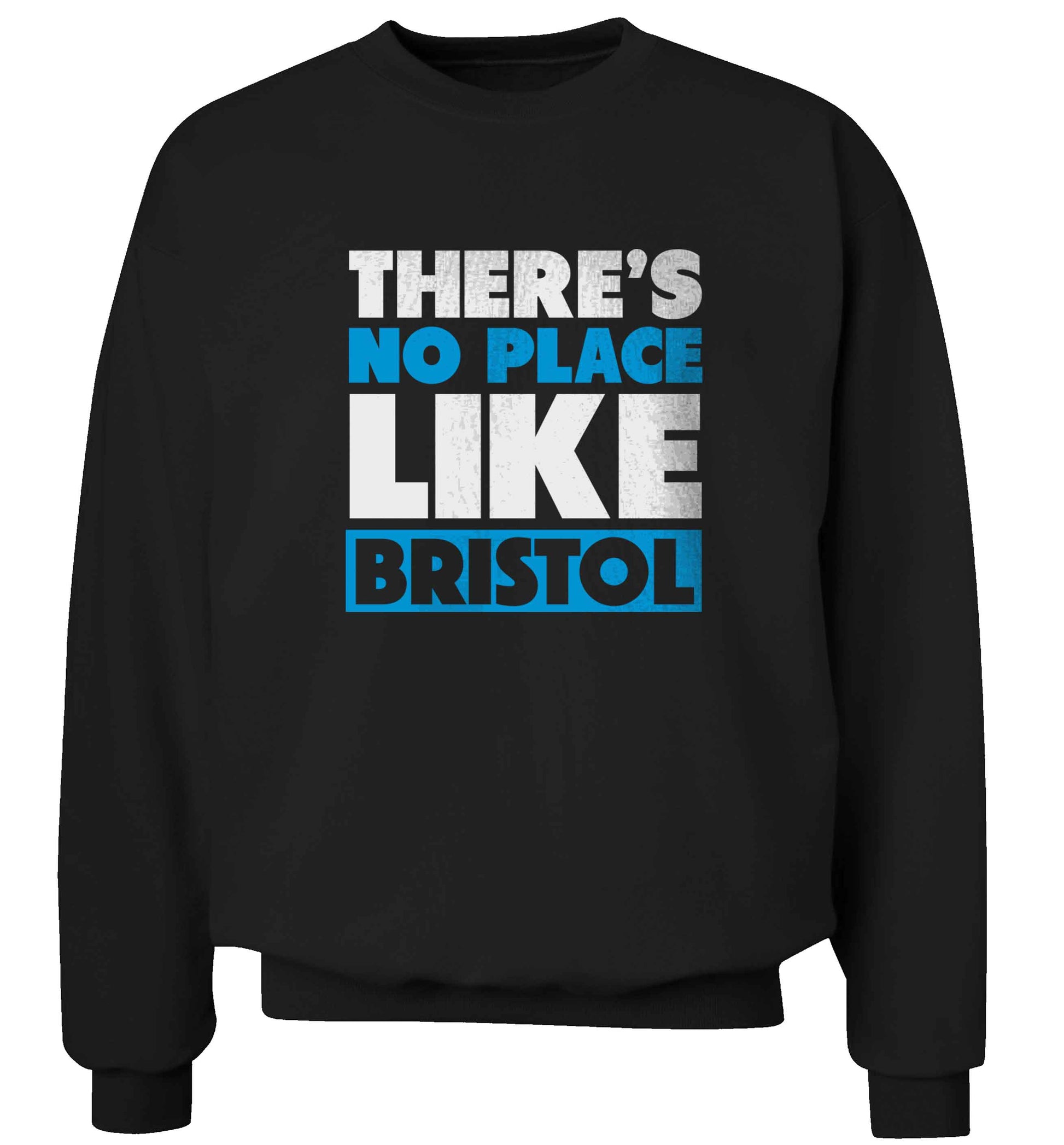 There's no place like Bristol adult's unisex black sweater 2XL