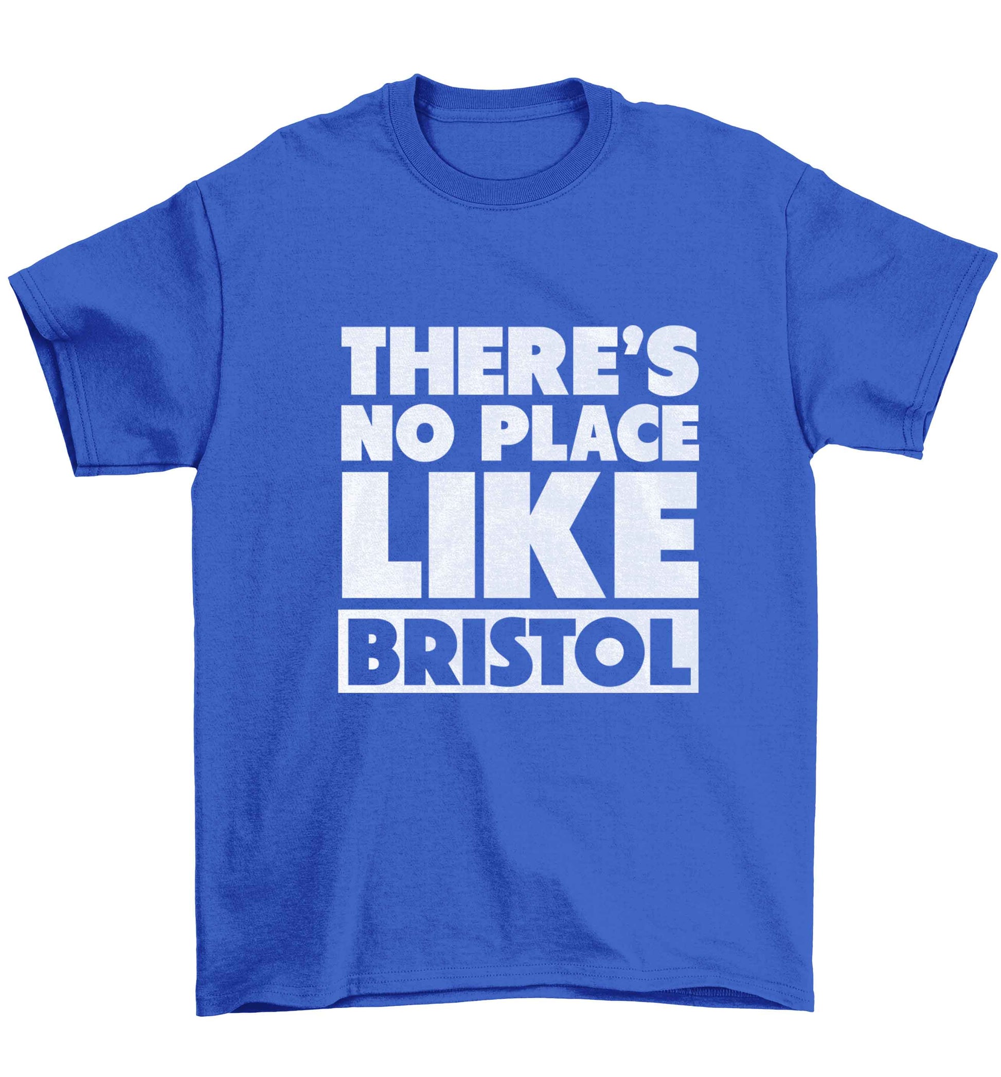 There's no place like Bristol Children's blue Tshirt 12-13 Years