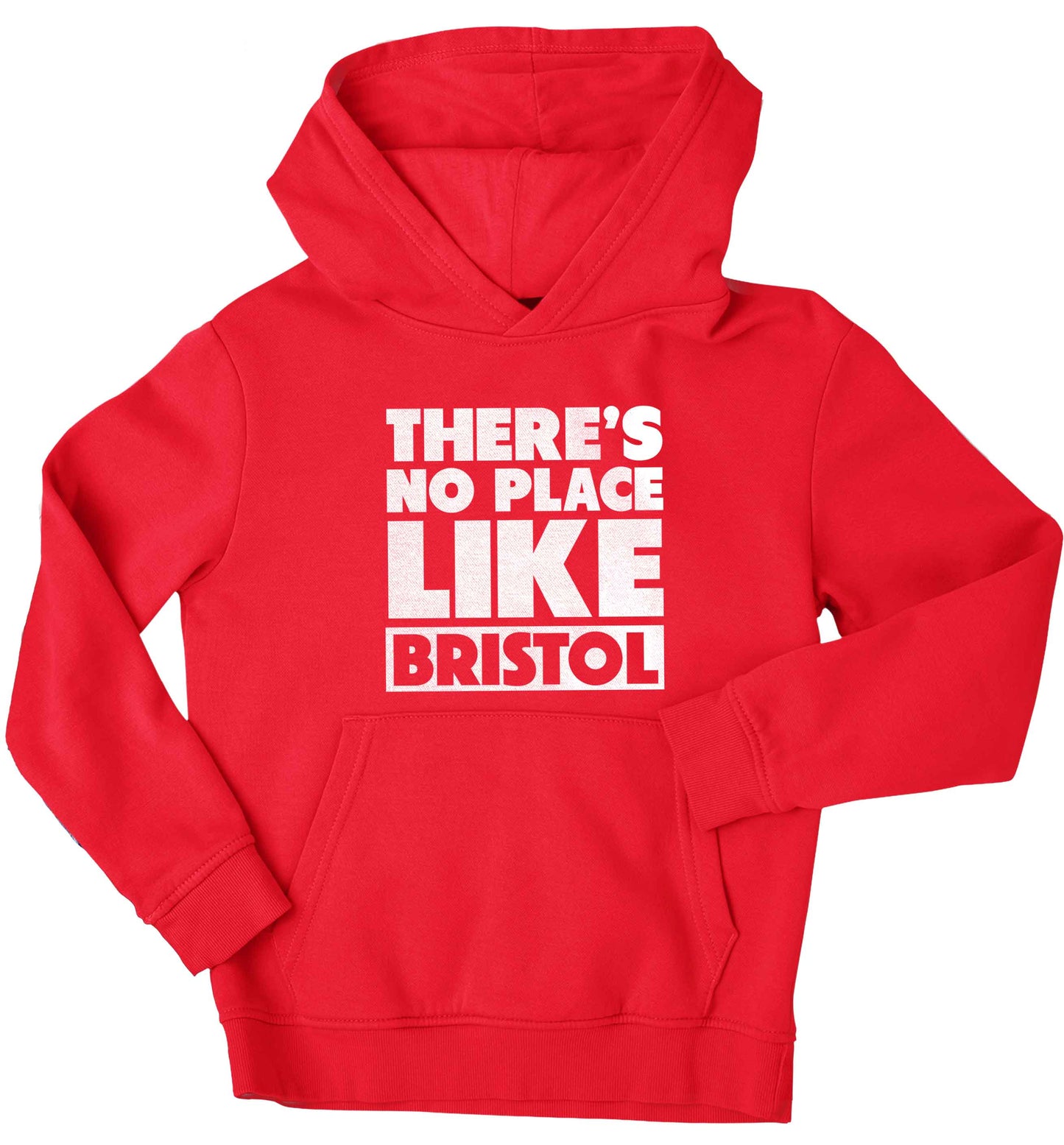 There's no place like Bristol children's red hoodie 12-13 Years
