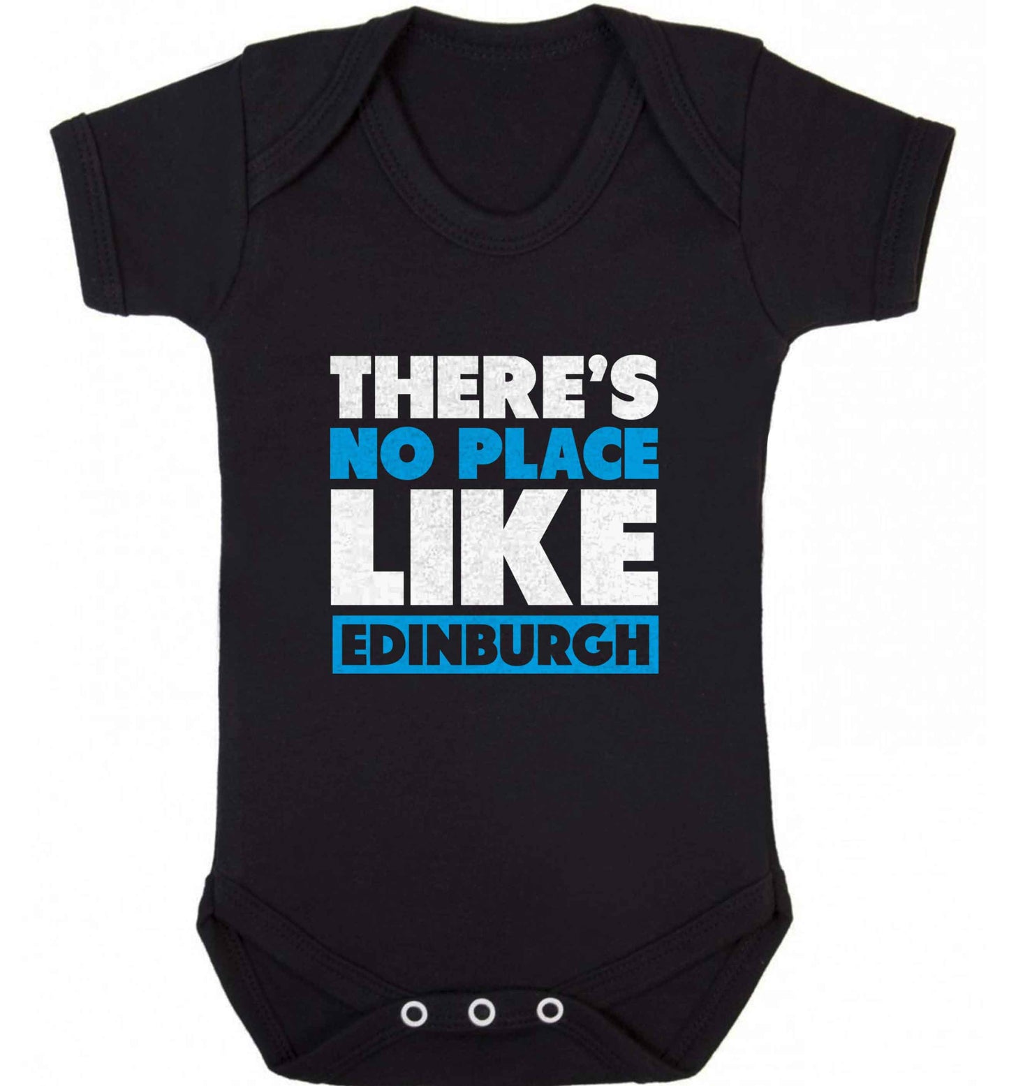 There's no place like Edinburgh baby vest black 18-24 months