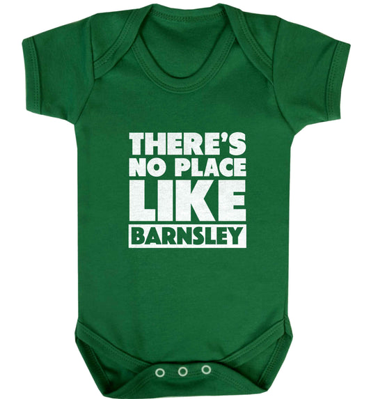 There's No Place Like Barnsley baby vest green 18-24 months