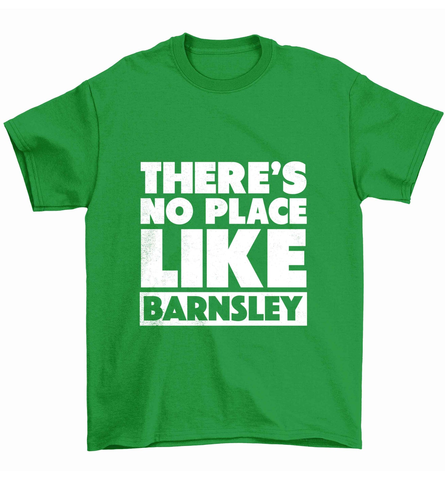There's No Place Like Barnsley Children's green Tshirt 12-13 Years