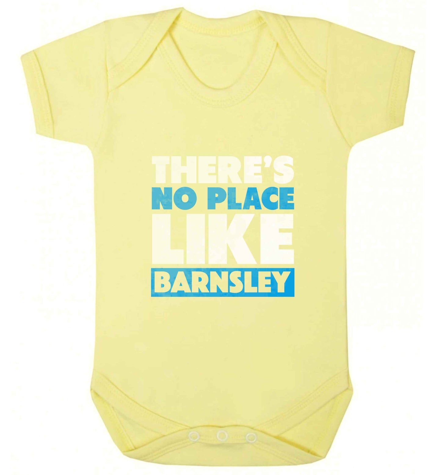 There's No Place Like Barnsley baby vest pale yellow 18-24 months