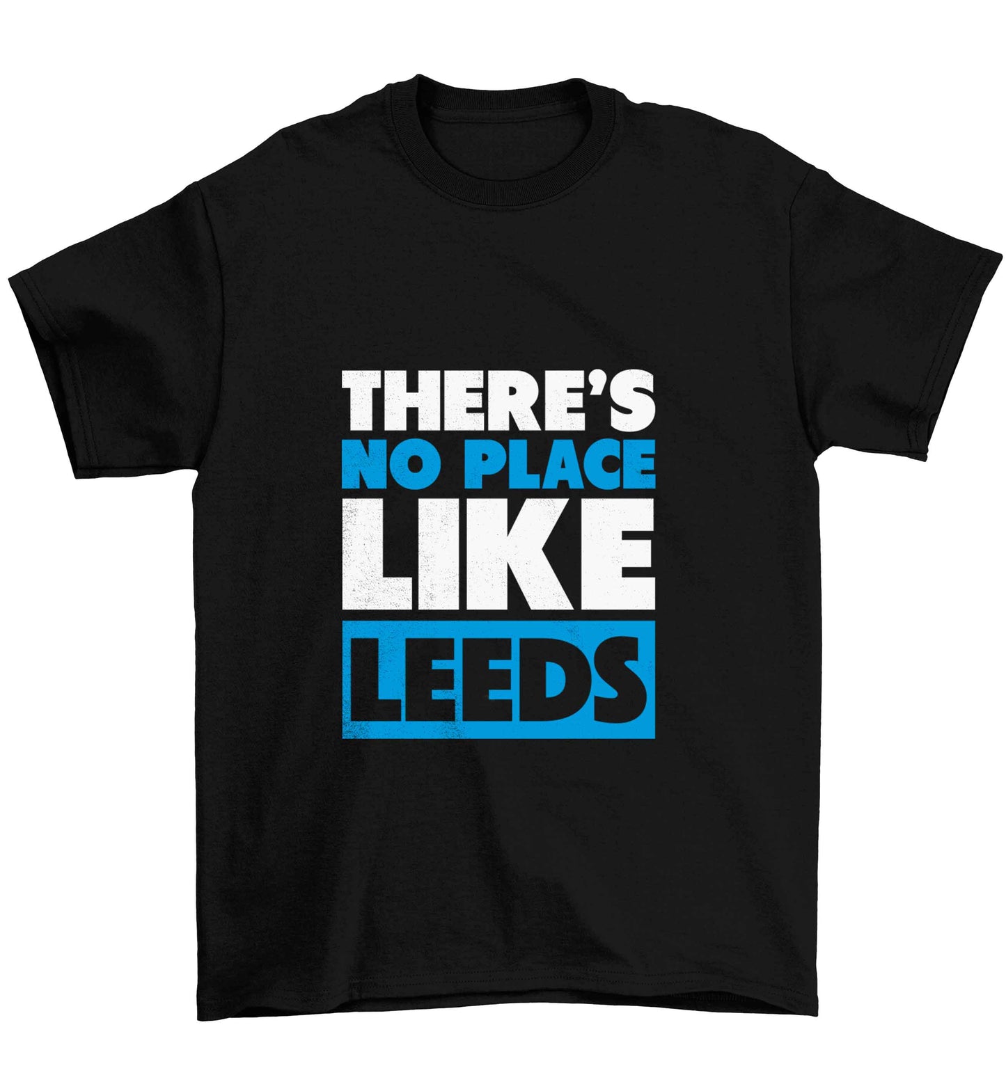 There's no place like Leeds Children's black Tshirt 12-13 Years