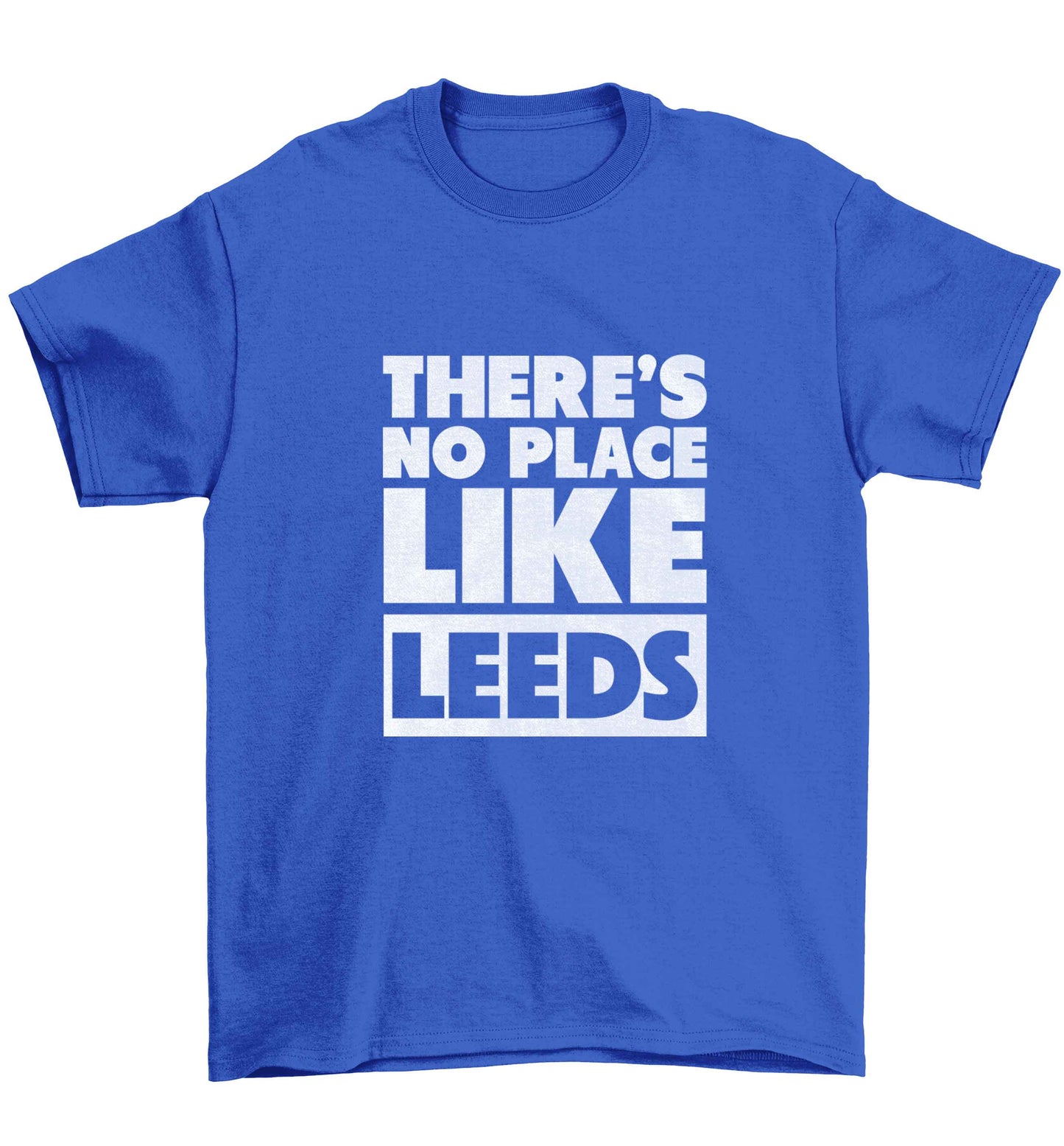 There's no place like Leeds Children's blue Tshirt 12-13 Years