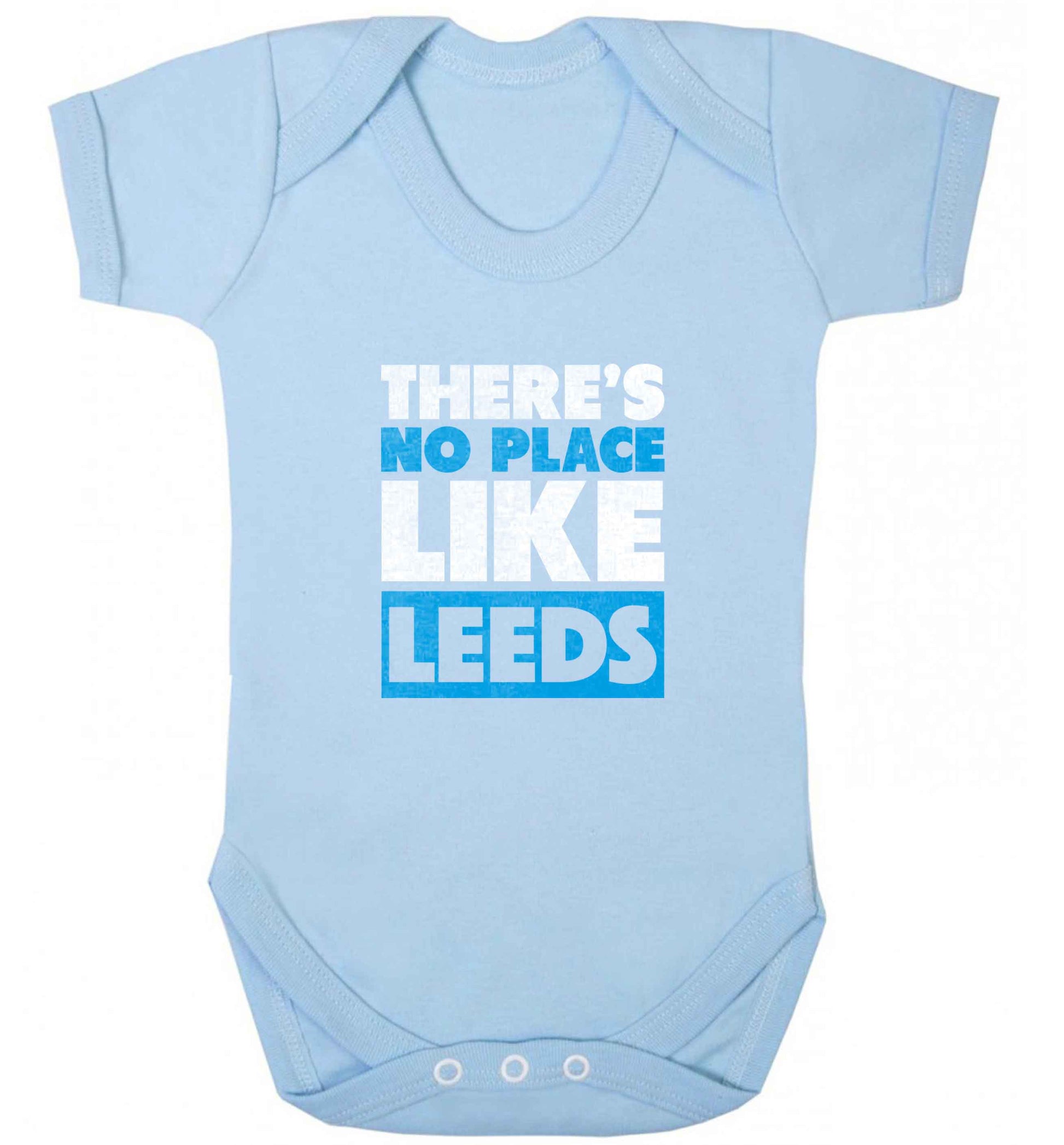 There's no place like Leeds baby vest pale blue 18-24 months