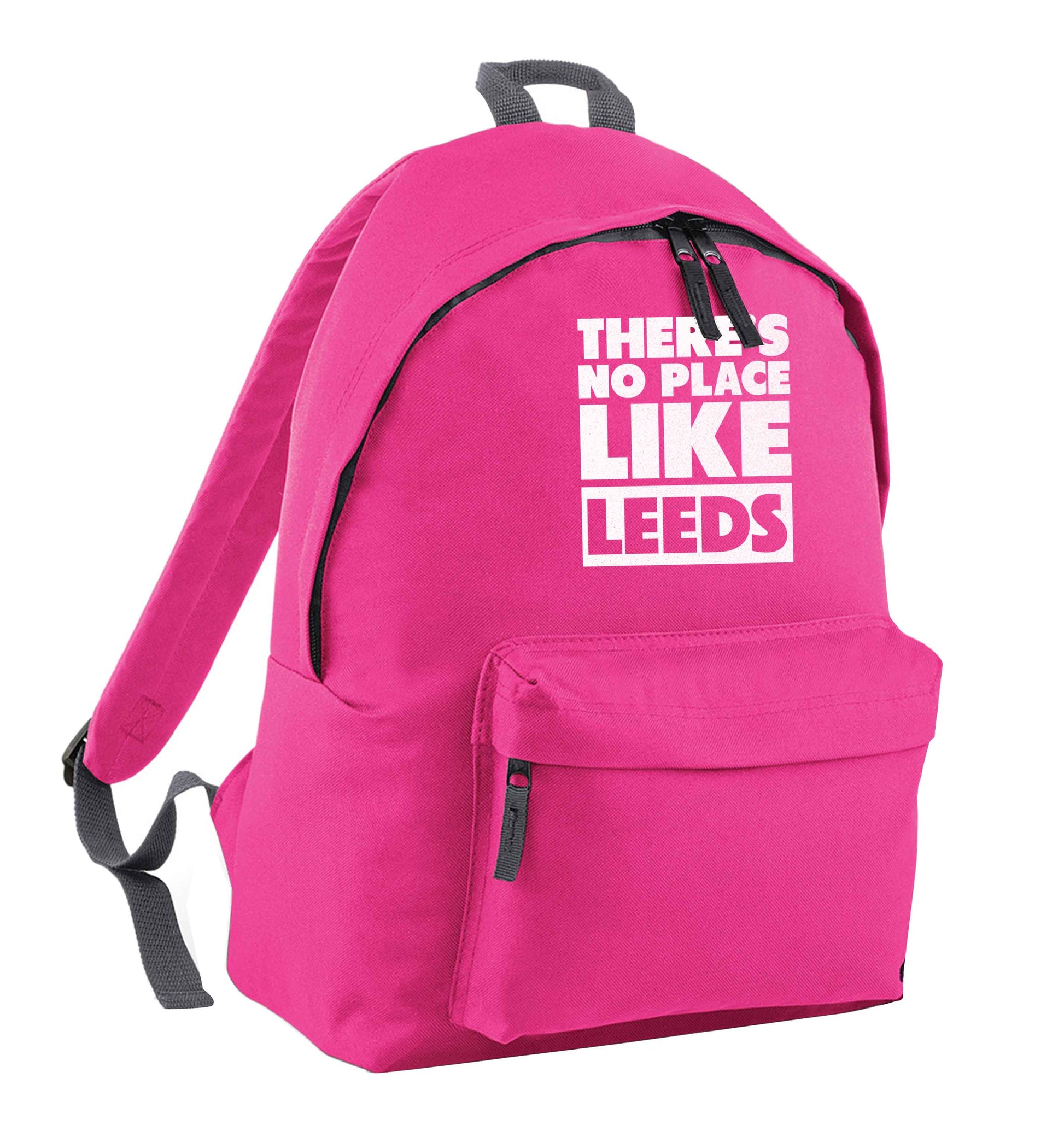 There's no place like Leeds pink children's backpack