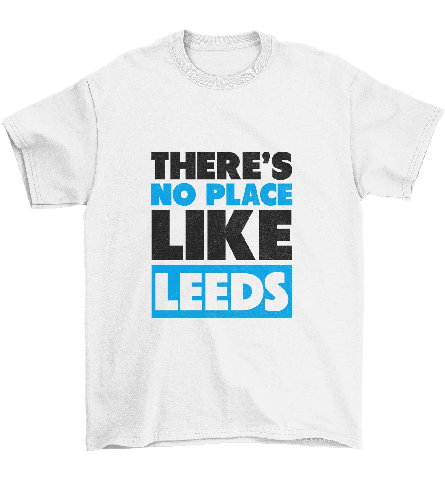 There's no place like Leeds Children's white Tshirt 12-13 Years