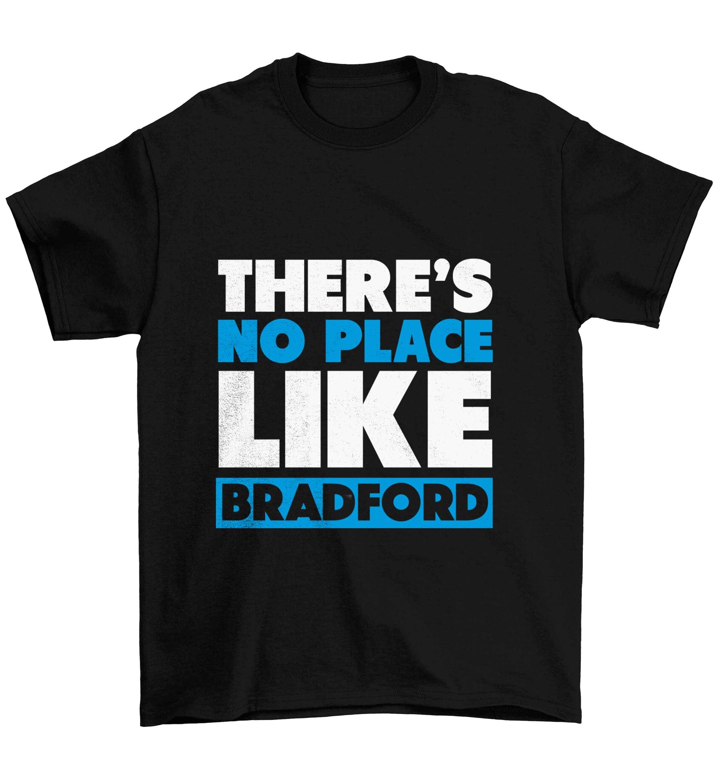There's no place like Bradford Children's black Tshirt 12-13 Years
