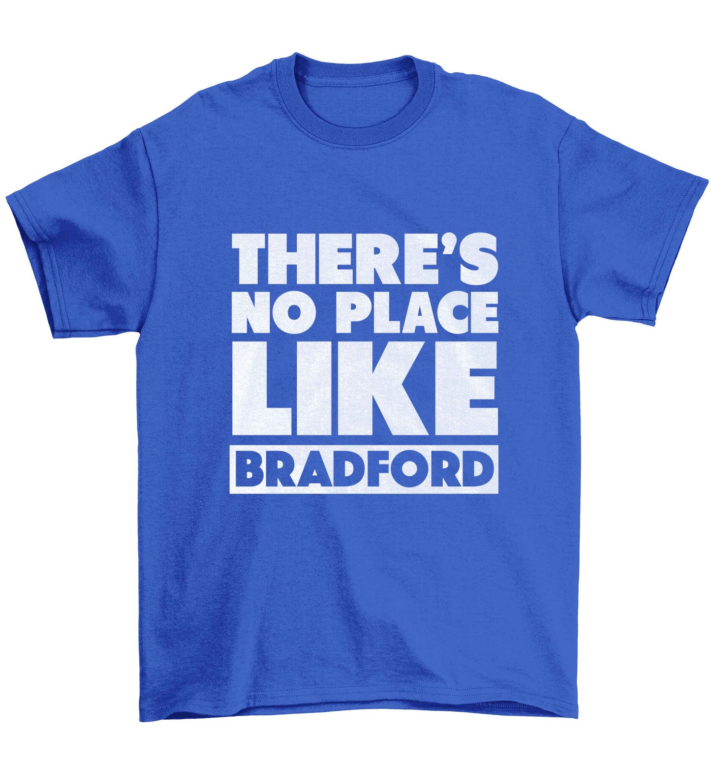 There's no place like Bradford Children's blue Tshirt 12-13 Years