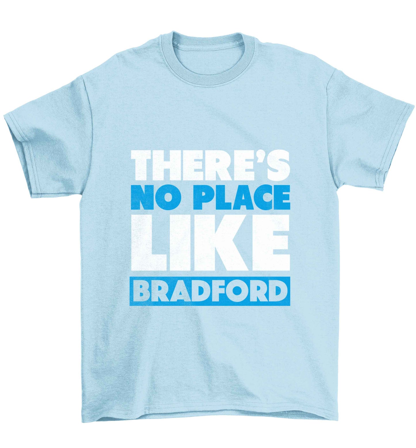 There's no place like Bradford Children's light blue Tshirt 12-13 Years