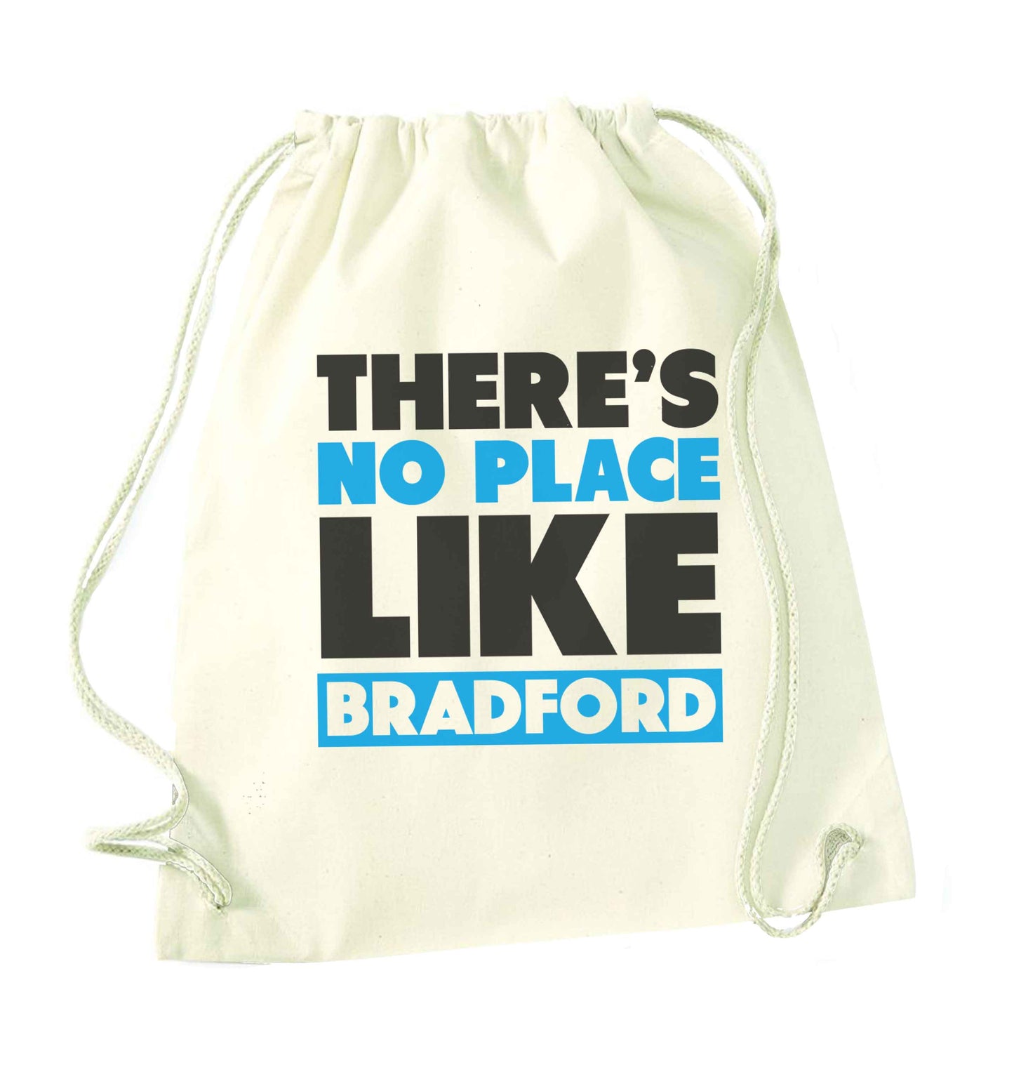 There's no place like Bradford natural drawstring bag